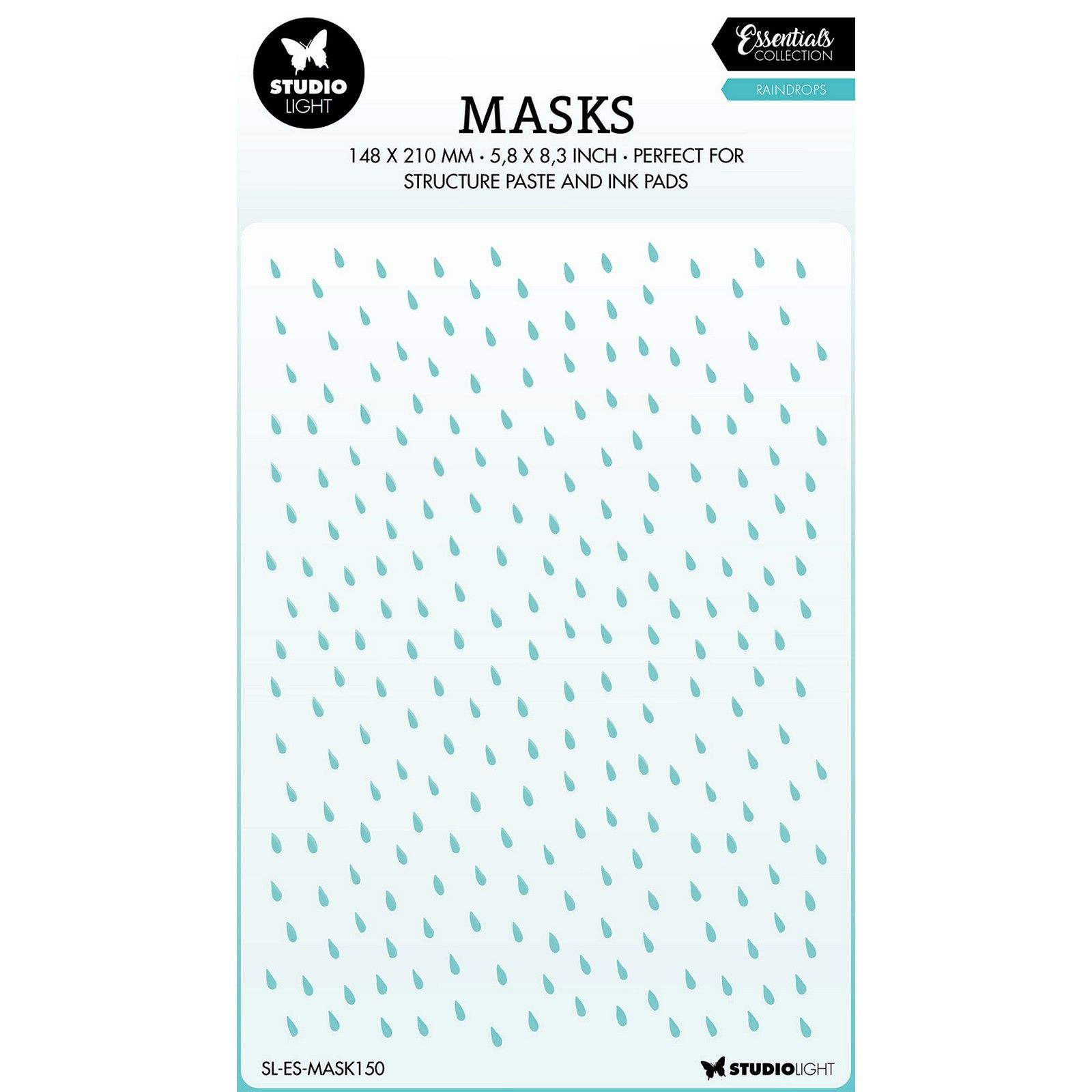 Studio Light • Essentials Mask Stencil Raindrops