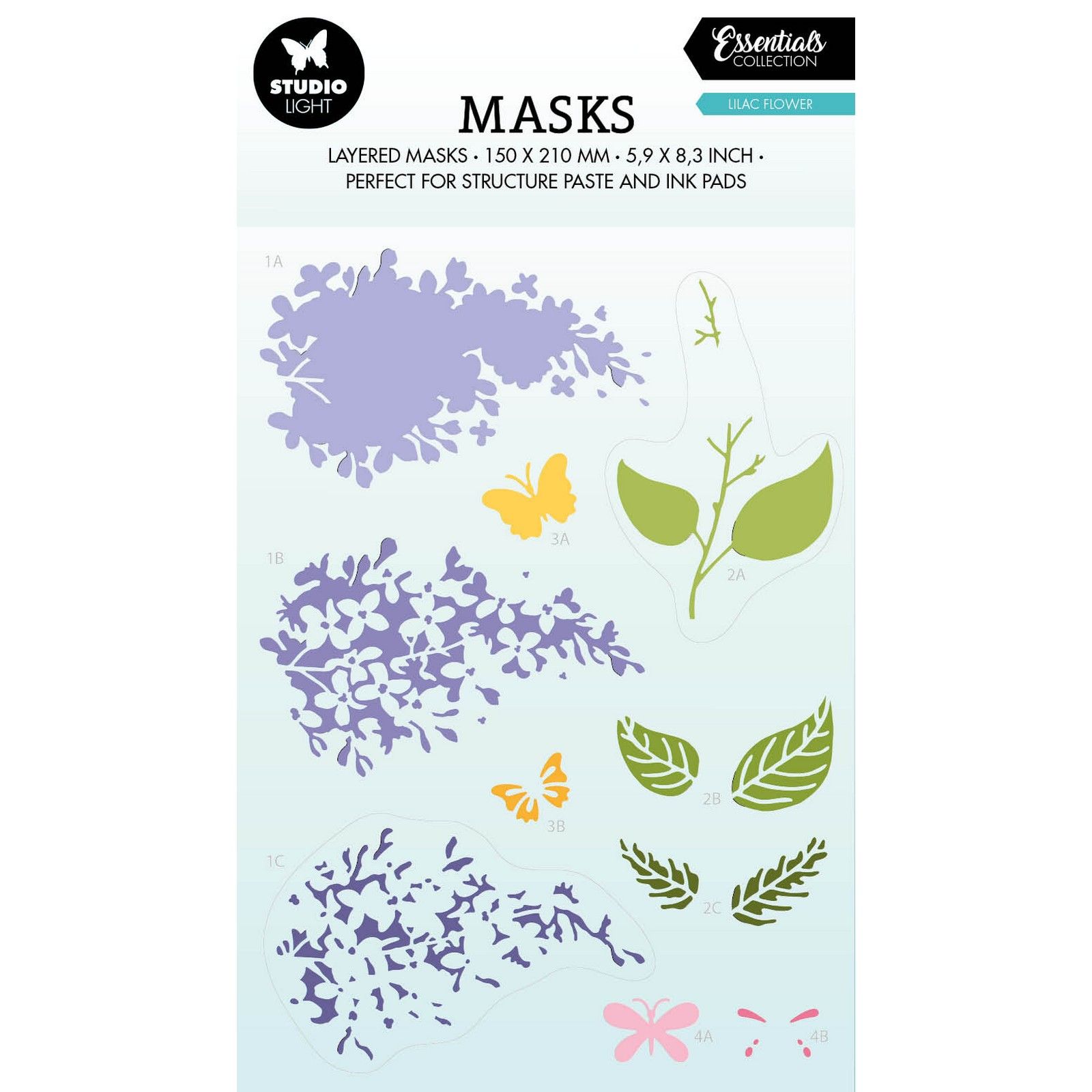 Studio Light • Essentials Mask Stencil Cherry Blossom
