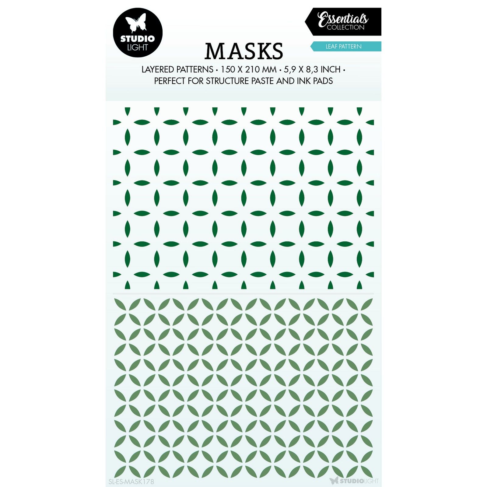 Studio Light • Essentials Mask Stencil Leaves