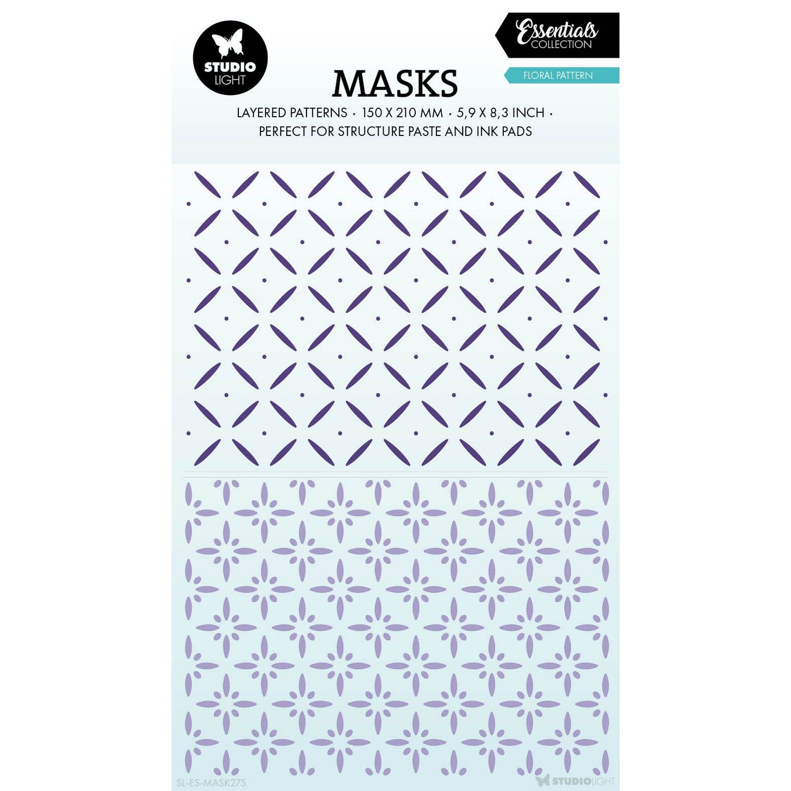 Studio Light • Essentials Mask Floral pattern