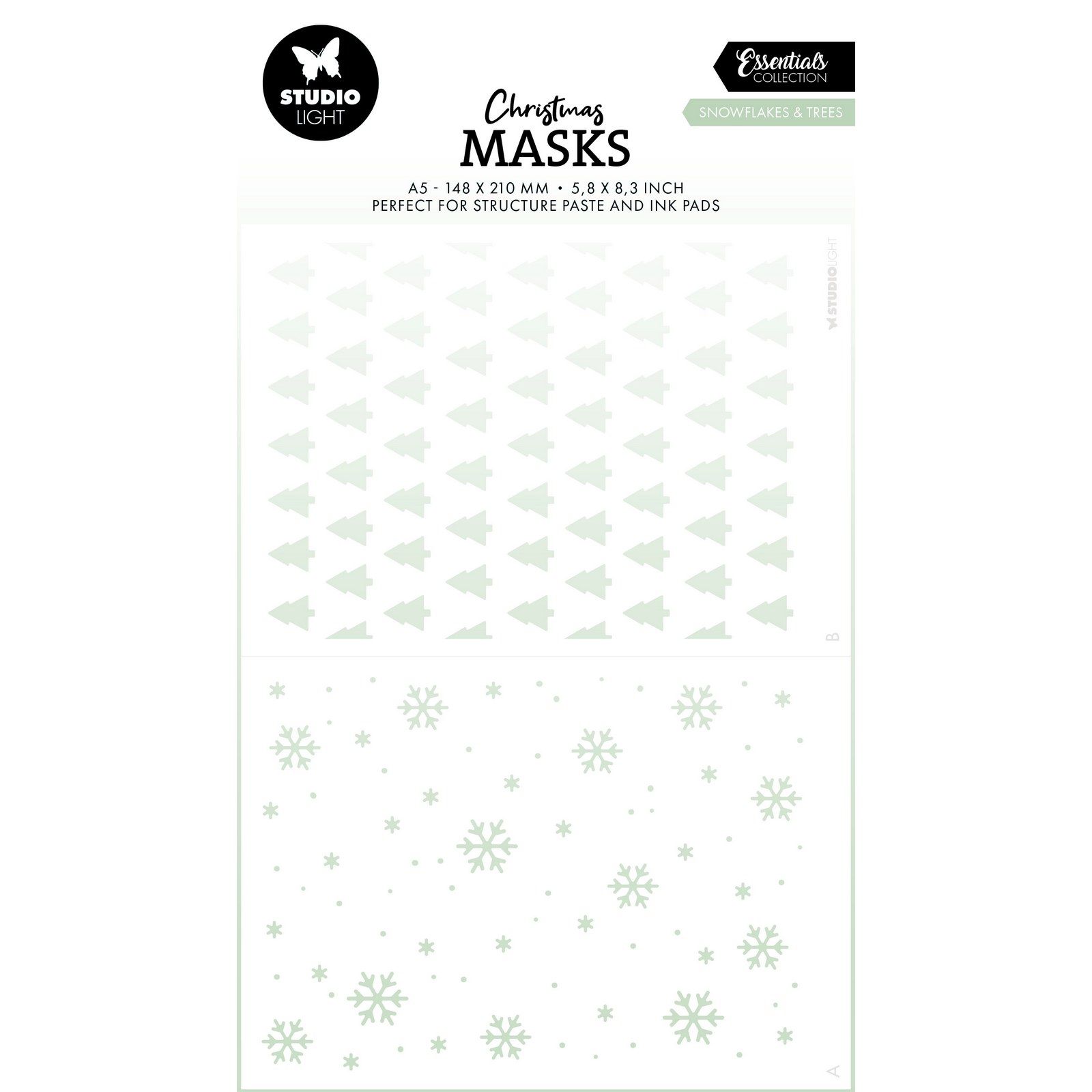 Studio Light • Essentials Mask Snowflakes & Trees