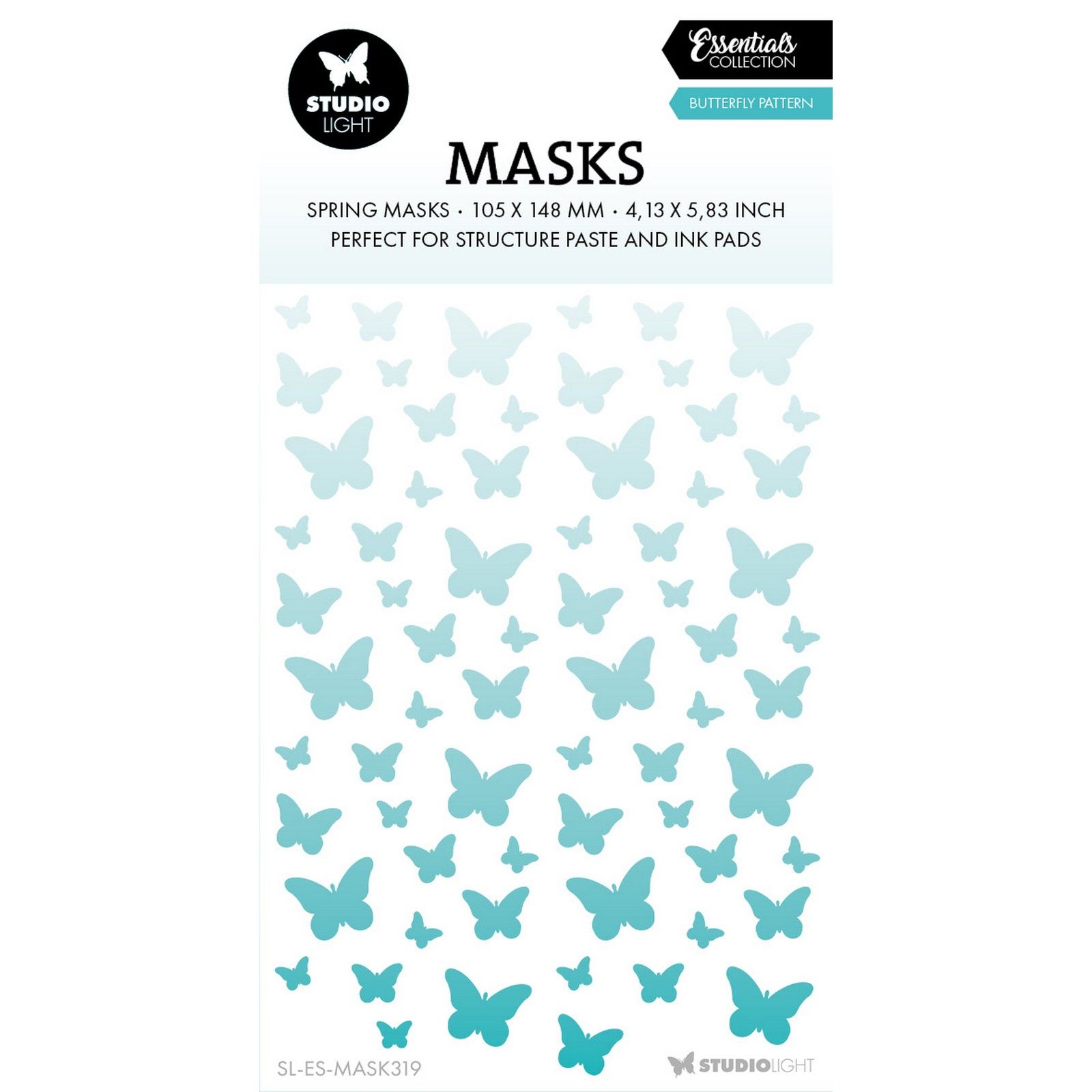 Studio Light • Essentials Mask Butterflies background