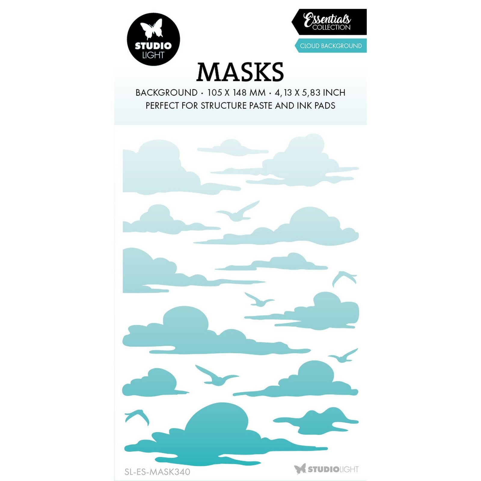 Studio Light • Essentials Mask Stencil Cloud Background