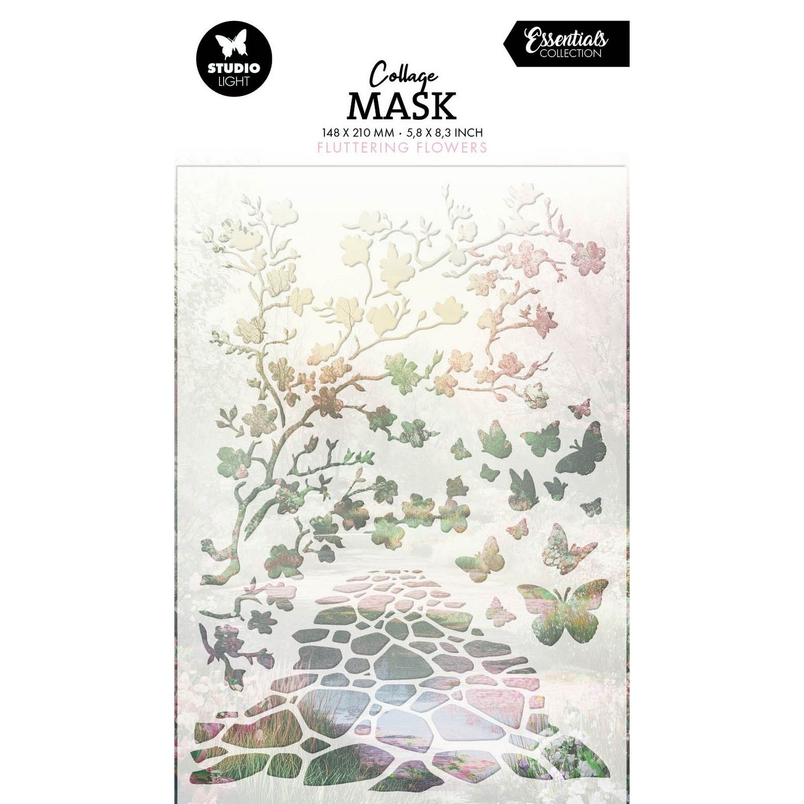 Studio Light • Essentials Mask Stencil Fluttering Flowers
