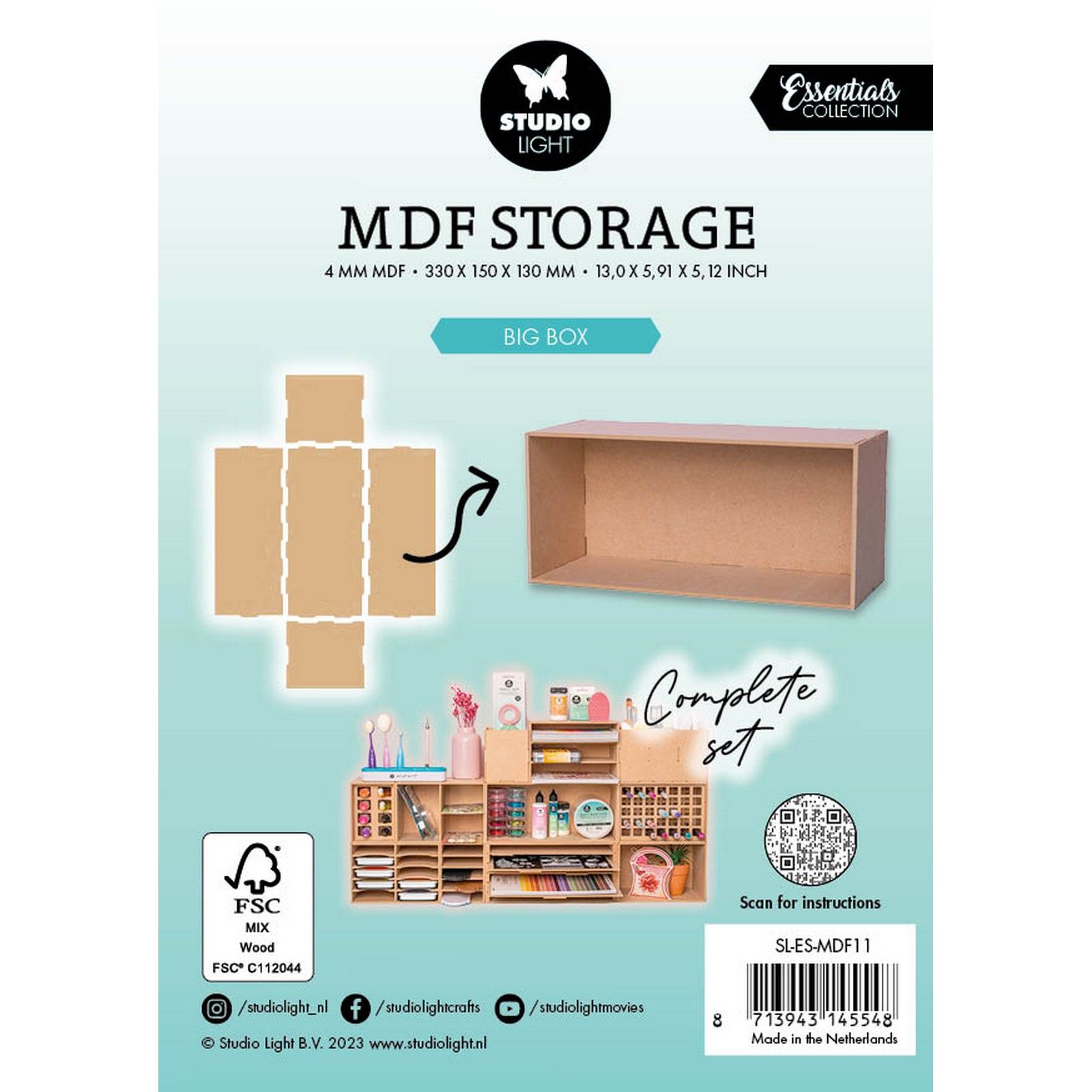 Studio Light • Essentials MDF Storage Big Box