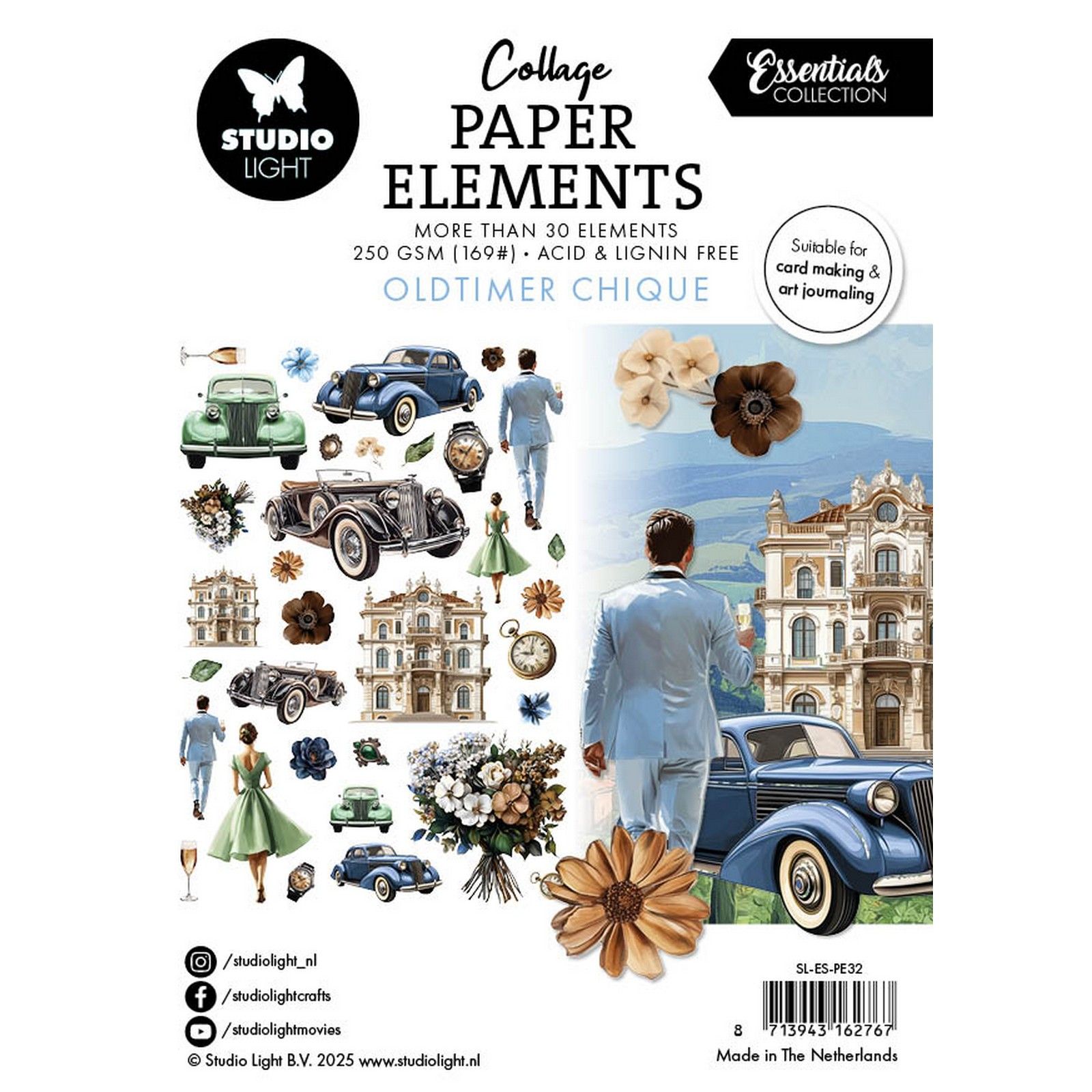 Studio Light • Essentials Paper Elements Oldtimer Chique