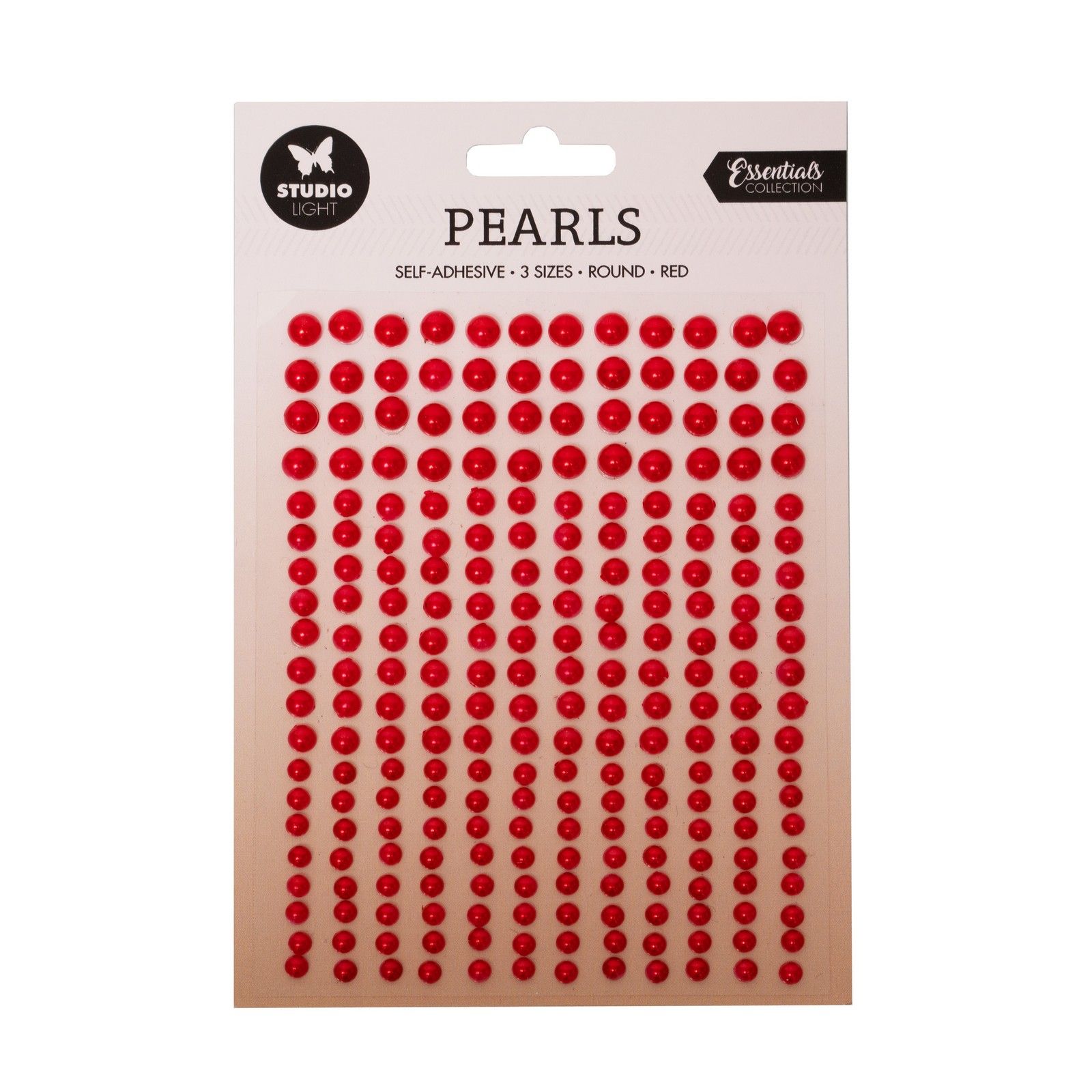 Studio Light • Essentials Self-adhesive Pearls Dark Red Pearls