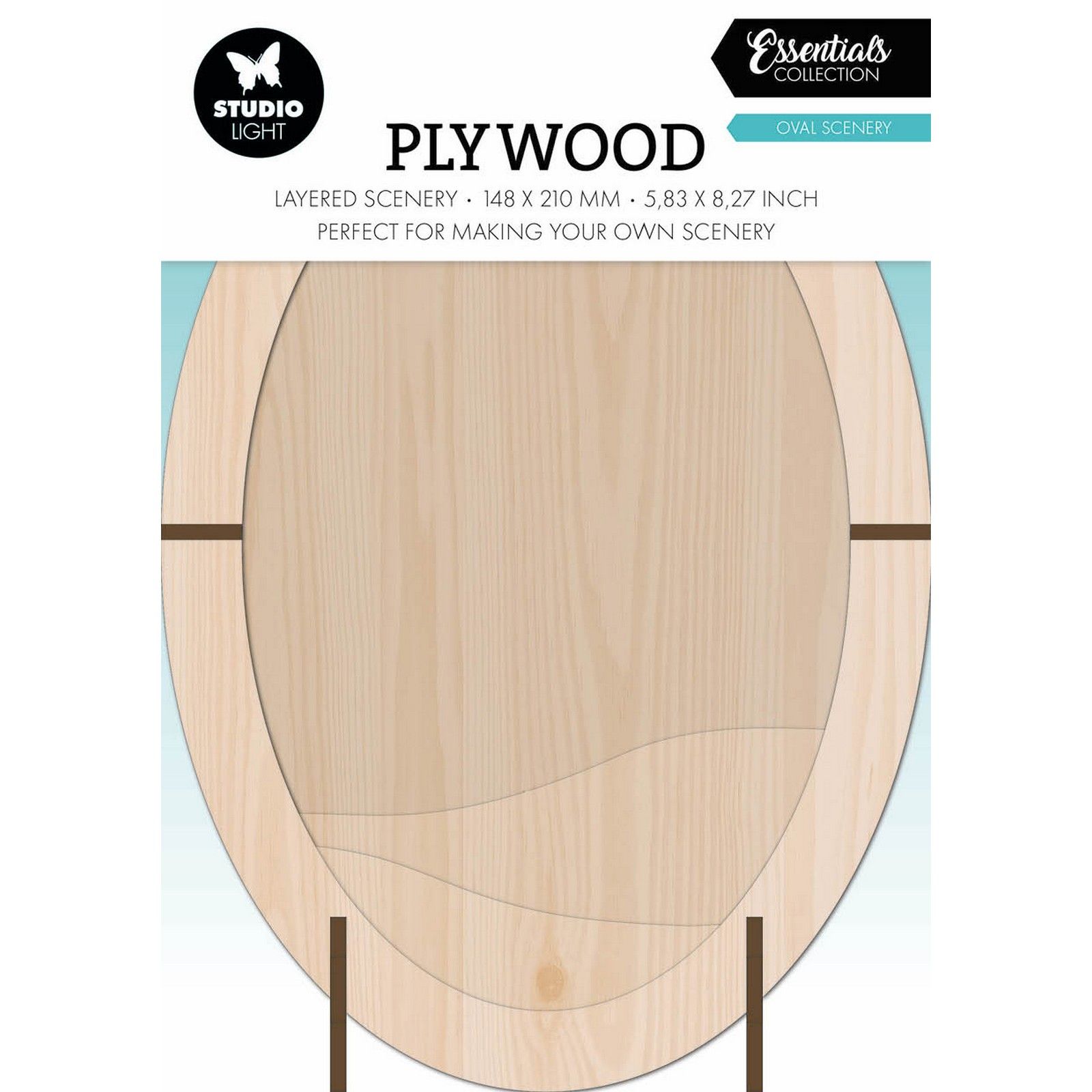 Studio Light • Essentials Plywood Oval scenery 
