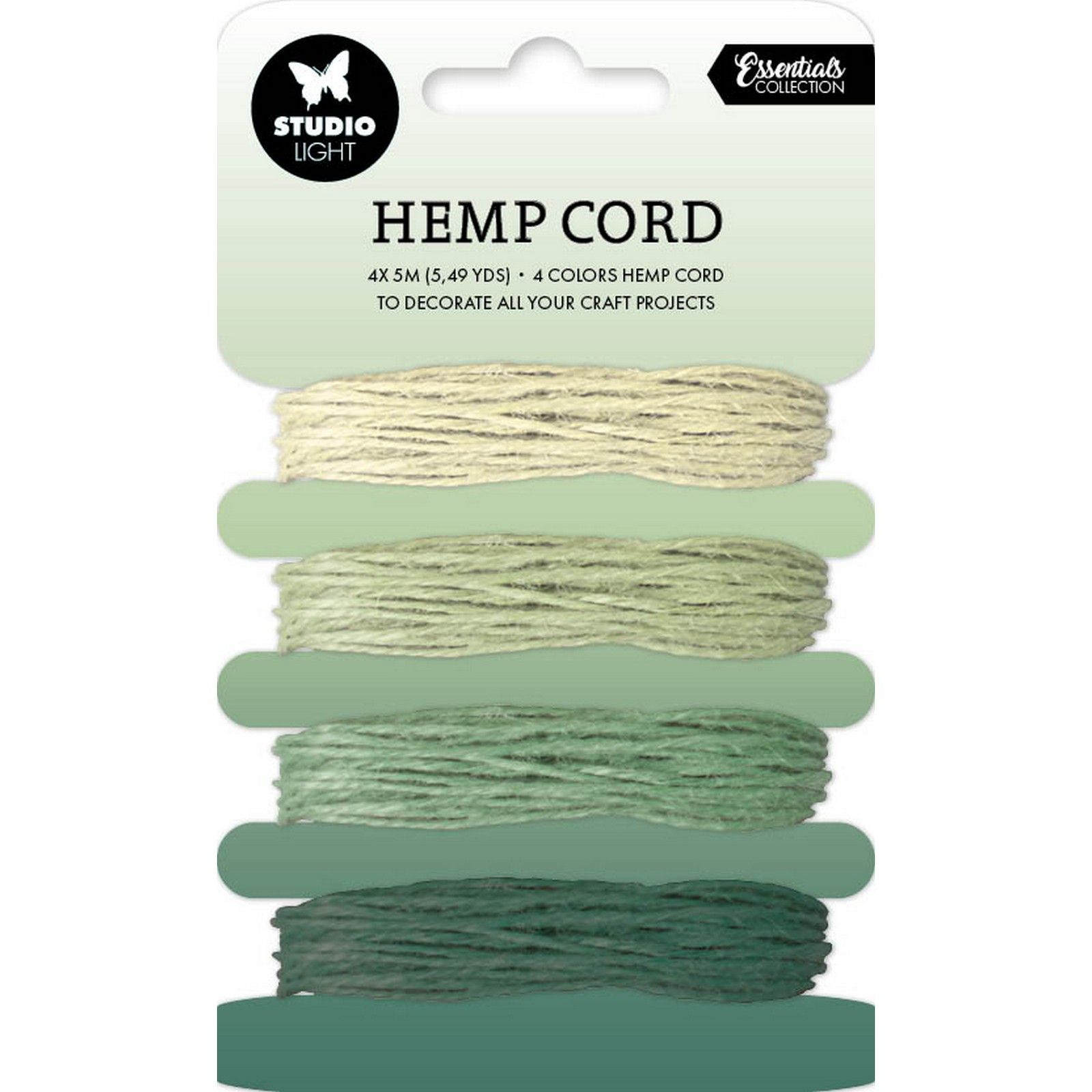 Studio Light • Consumables Hemp Cord Shades Of Green