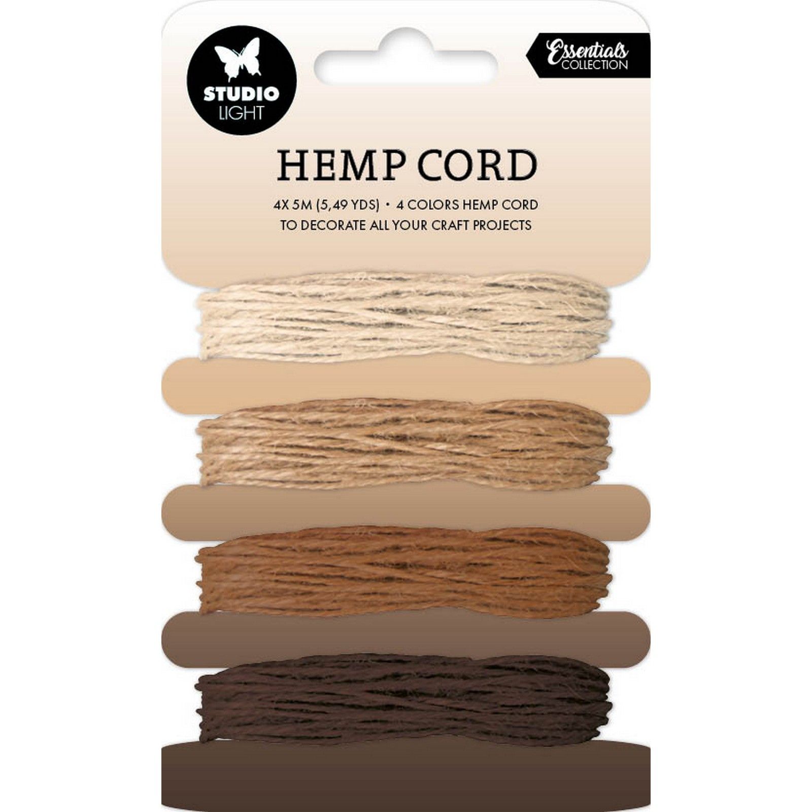 Studio Light • Consumables Hemp Cord Shades Of Brown