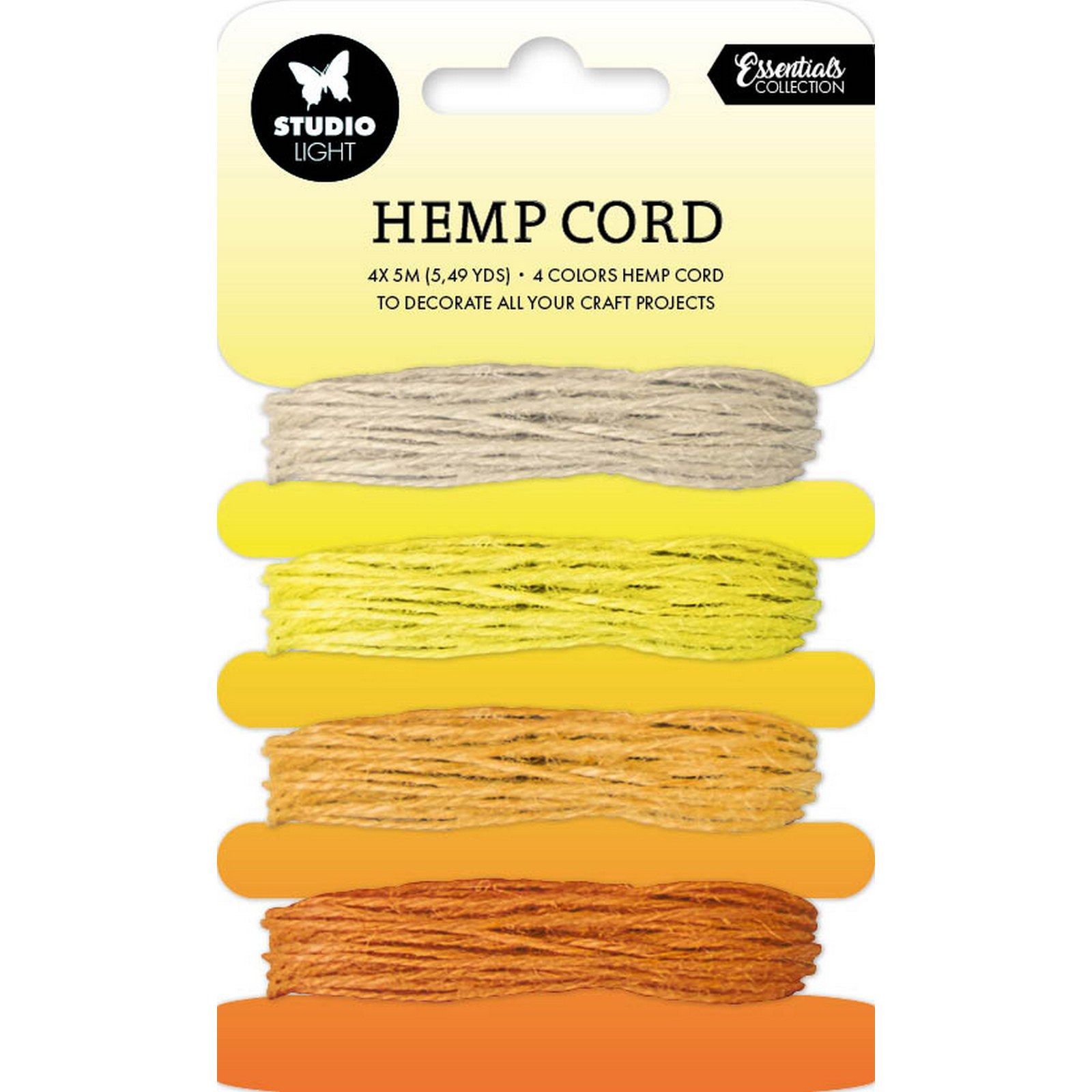 Studio Light • Consumables Hemp Cord Shades of Yellow