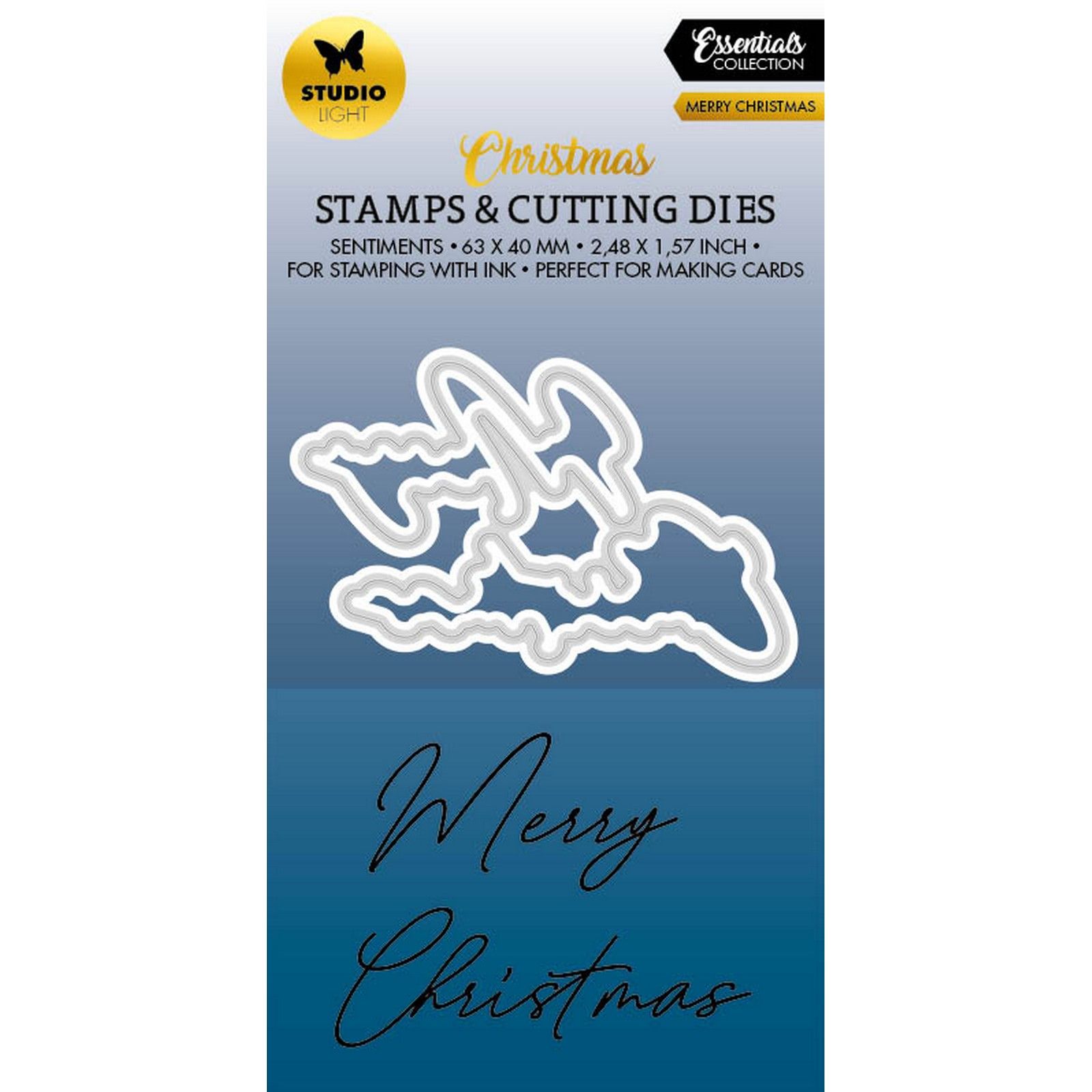 Studio Light • Essentials Tampons & Matrices de Découpe Merry Christmas