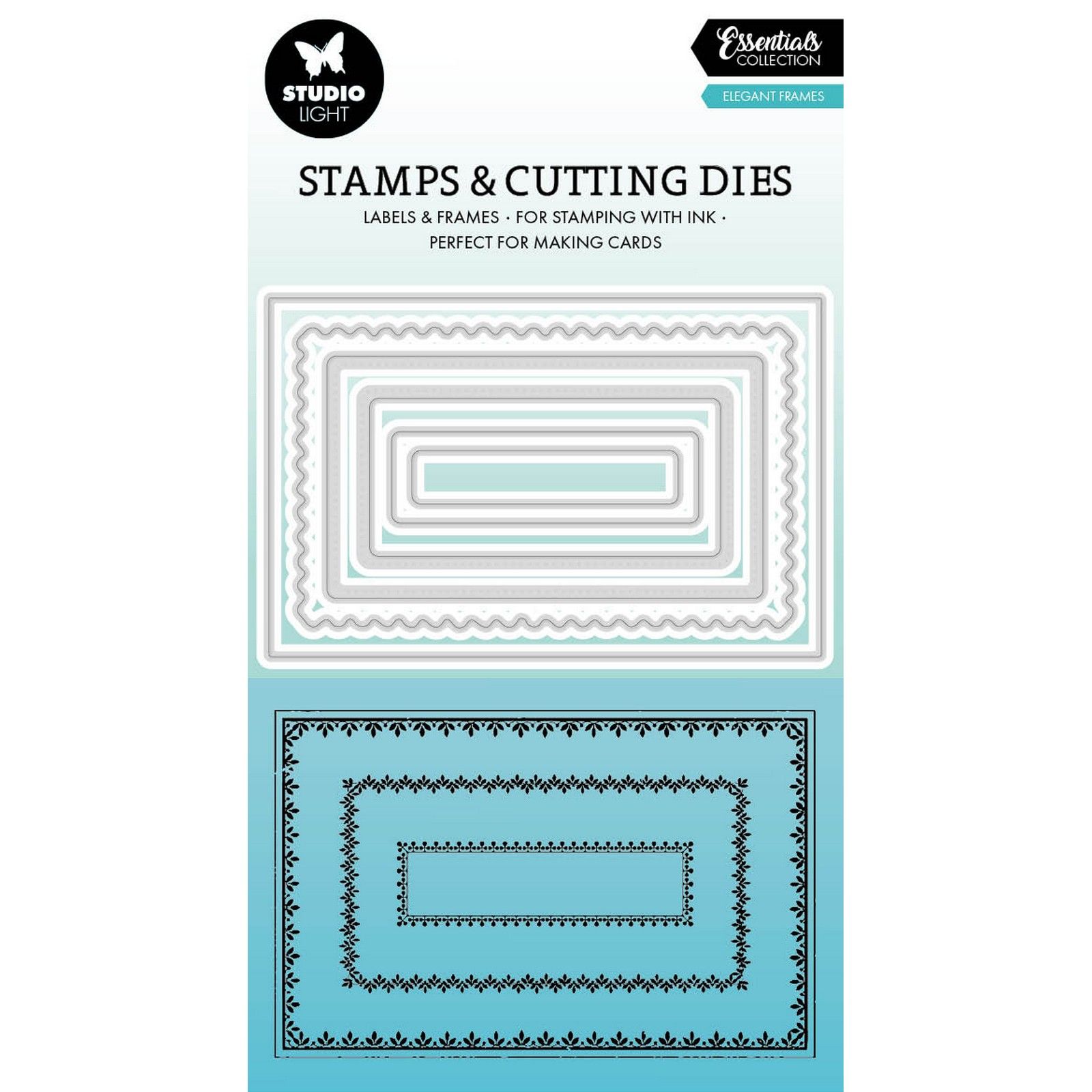 Studio Light • Essentials Stamp & Cutting Dies Elegant Frames