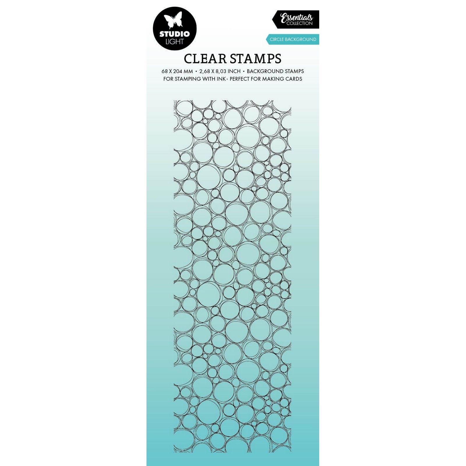 Studio Light • Essentials Clear Stamp Circle Background