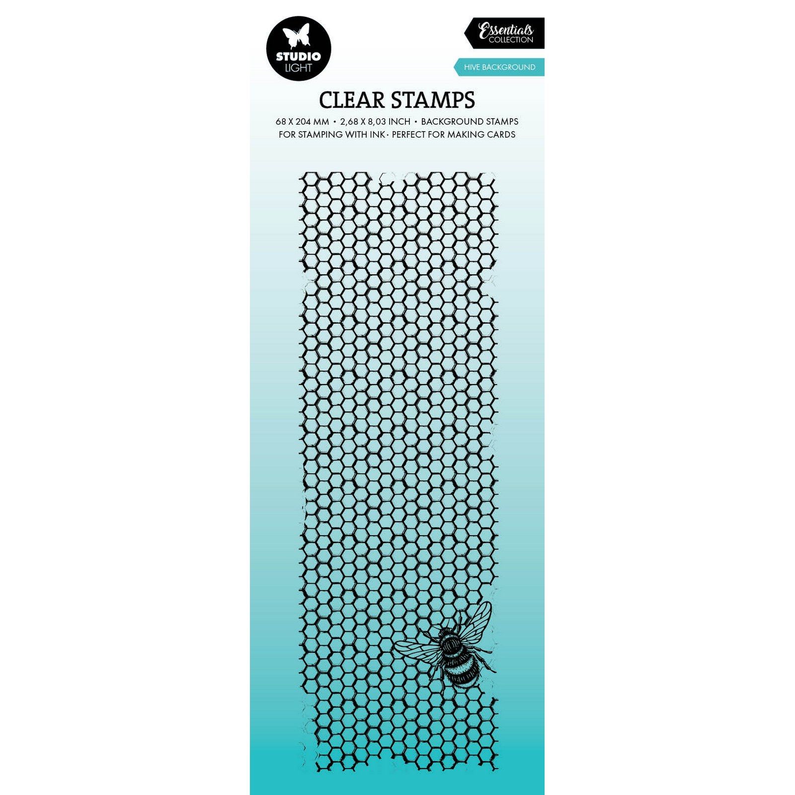 Studio Light • Essentials Clear Stamp Hive Background