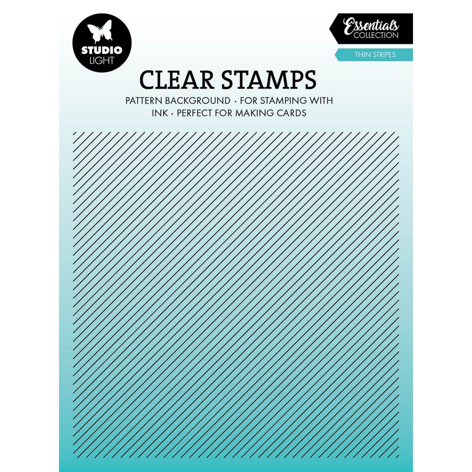 Studio Light • Essentials Clear Stamp Thin Stripes