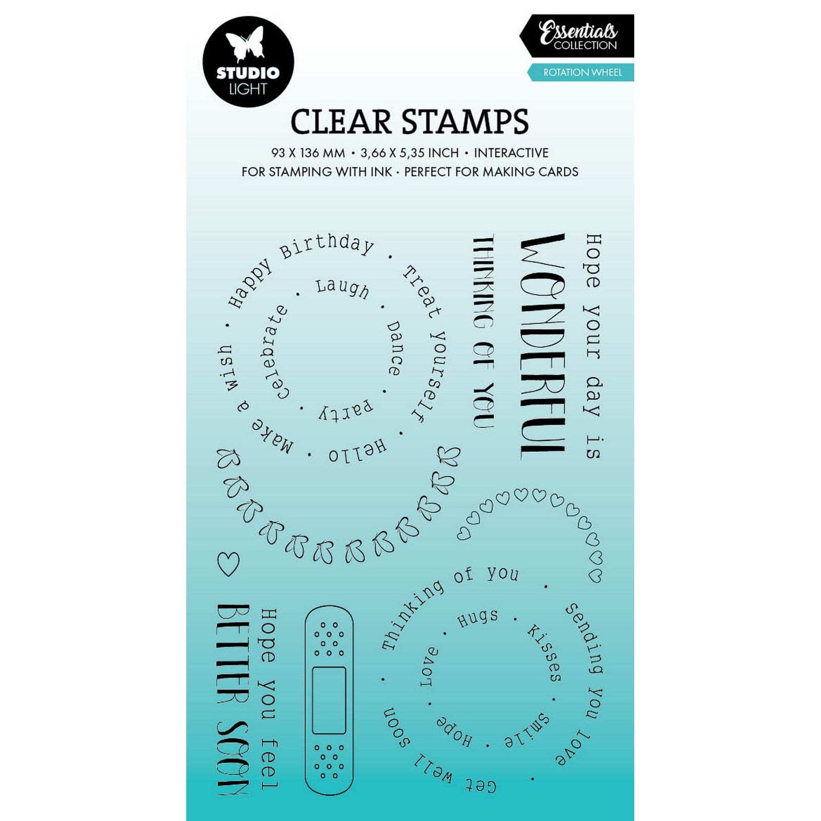 Studio Light • Essentials Clear Stamp Rotation Wheel