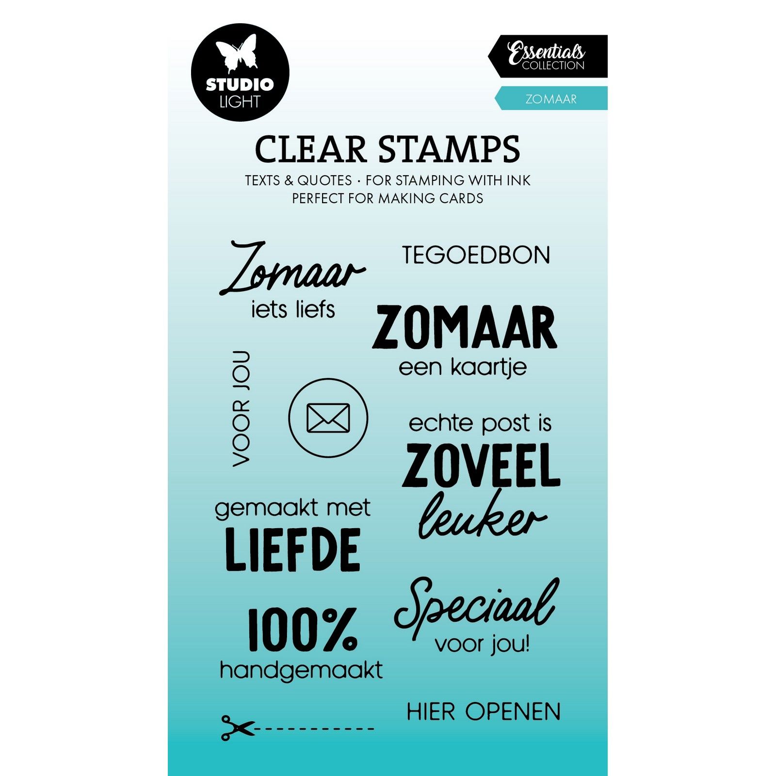 Studio Light • Essentials Clear stamp Zomaar