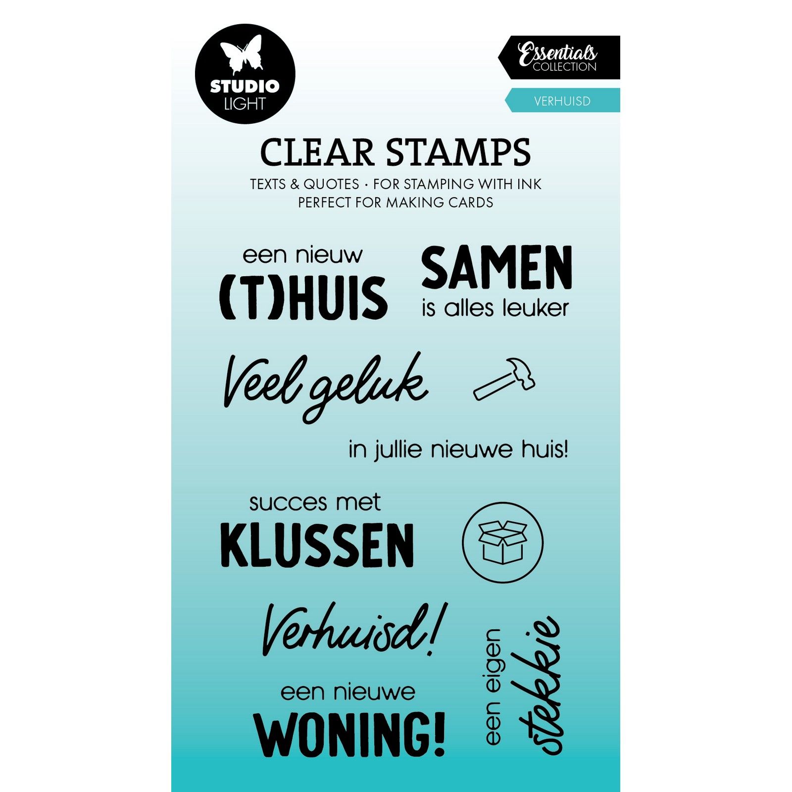 Studio Light • Essentials Clear stamp Verhuisd