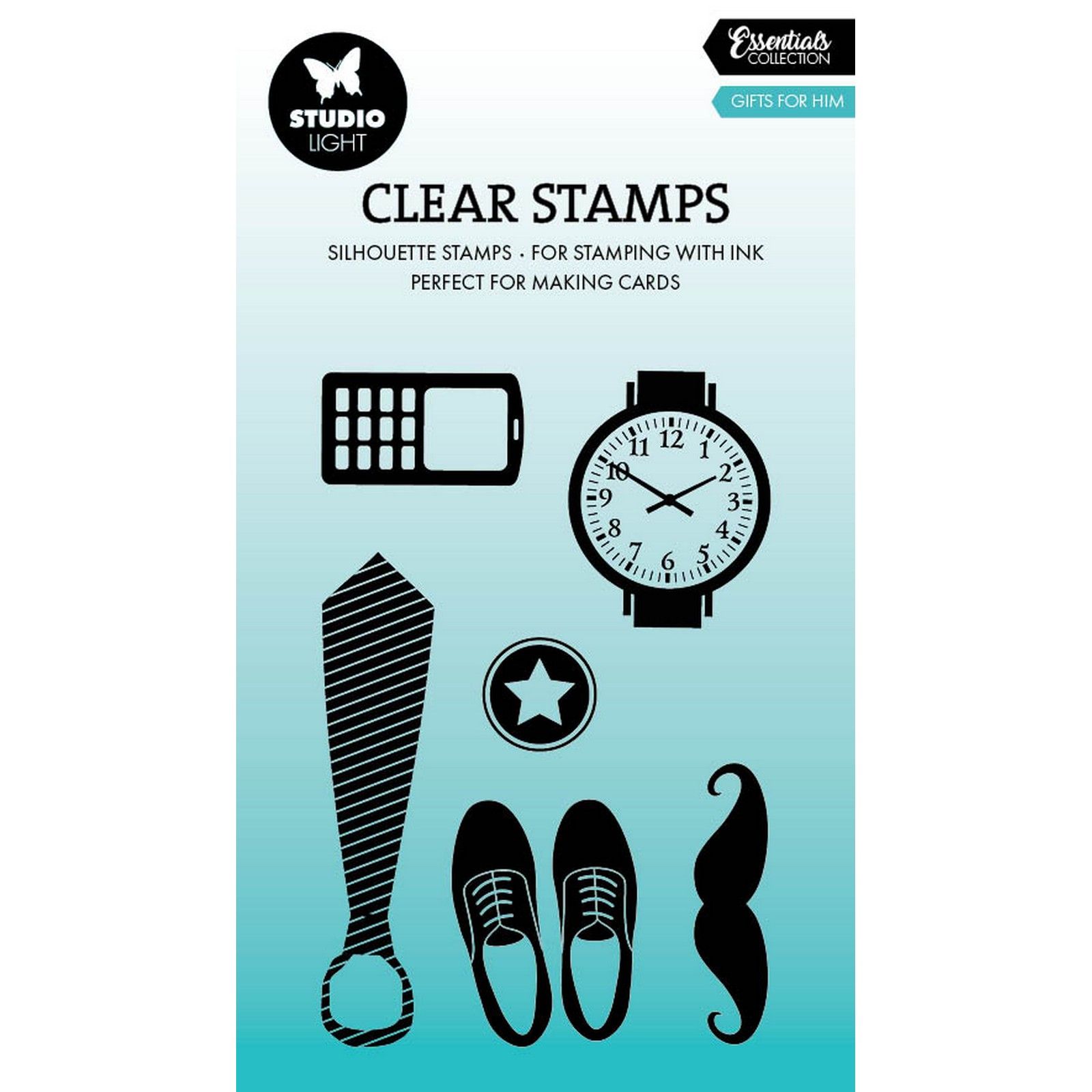 Studio Light • Essentials Clear Stamp Gifts for him