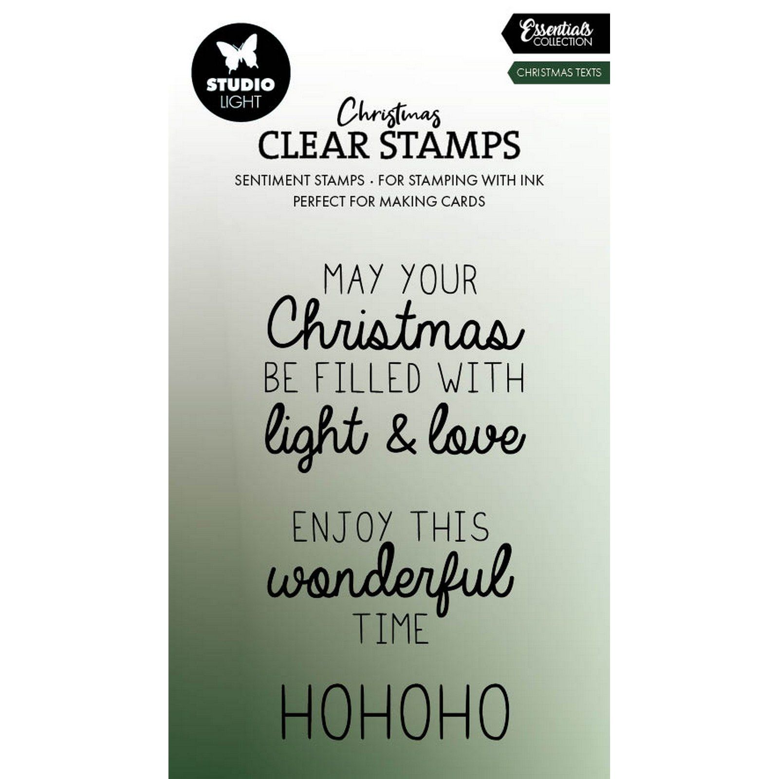 Studio Light • Essentials Clear Stamp Christmas Texts