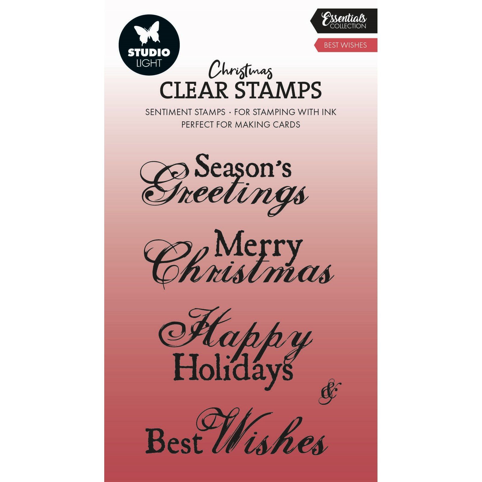 Studio Light • Essentials Clear Stamp Best Wishes
