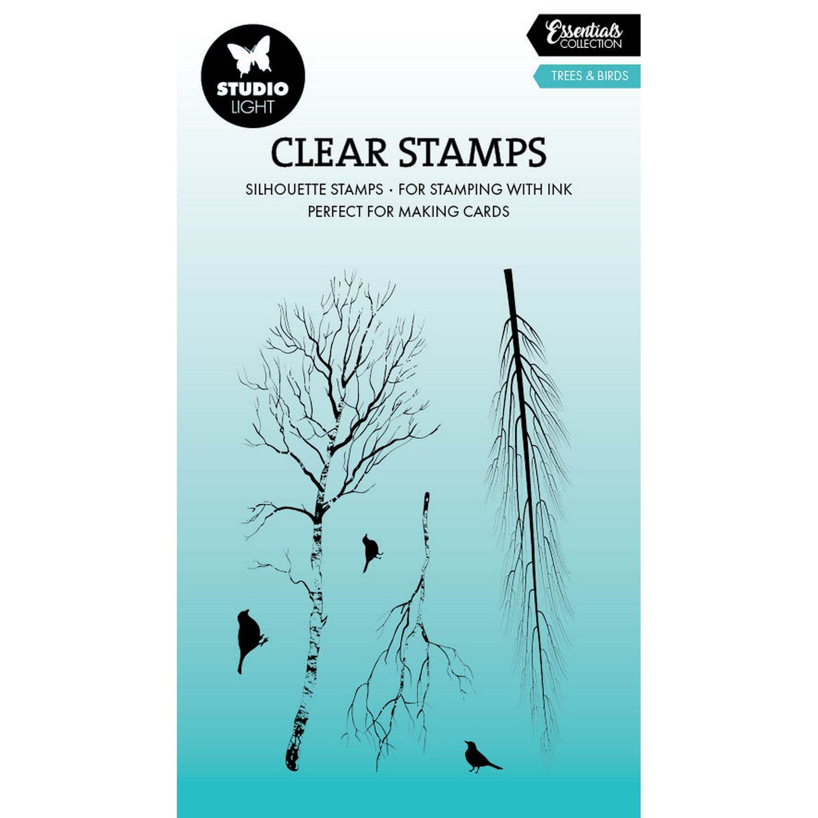 Studio Light • Essentials Clear Stamp Trees & Birds