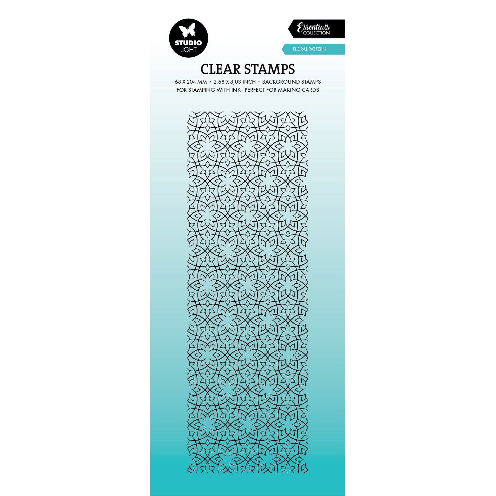 Studio Light • Essentials Clear Stamp Floral Pattern