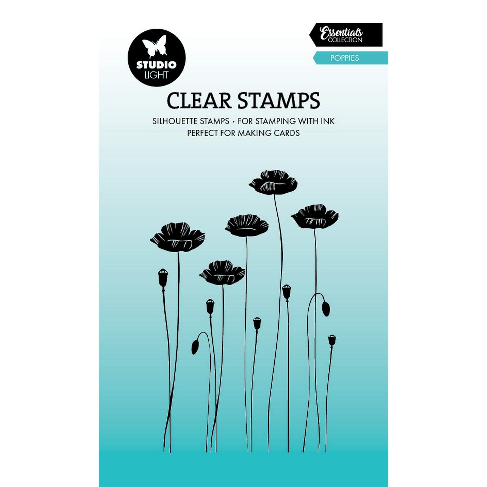 Studio Light • Essentials Clear Stamp Poppies