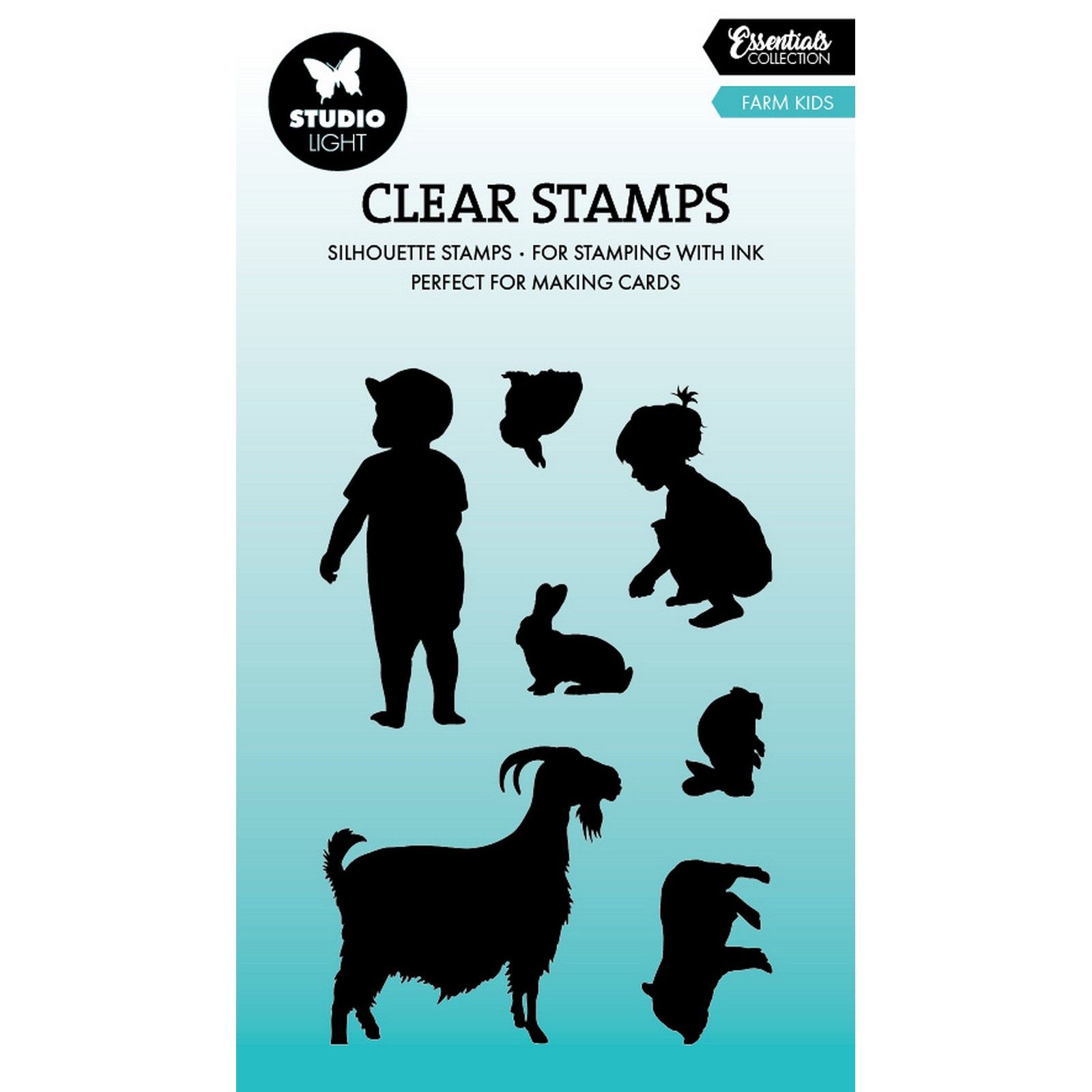 Studio Light • Essentials Clear Stamp Farm Kids