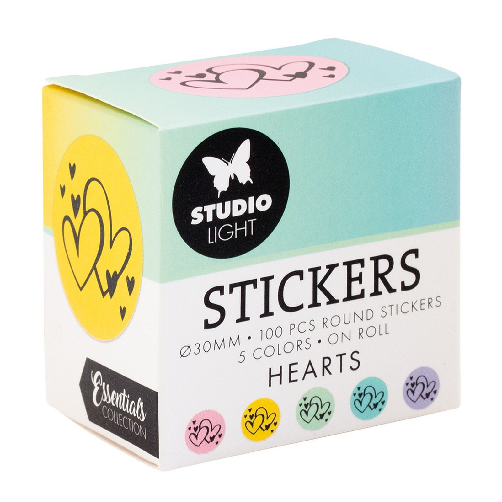 Studio Light • Essentials Ø30mm Stickers HEARTS