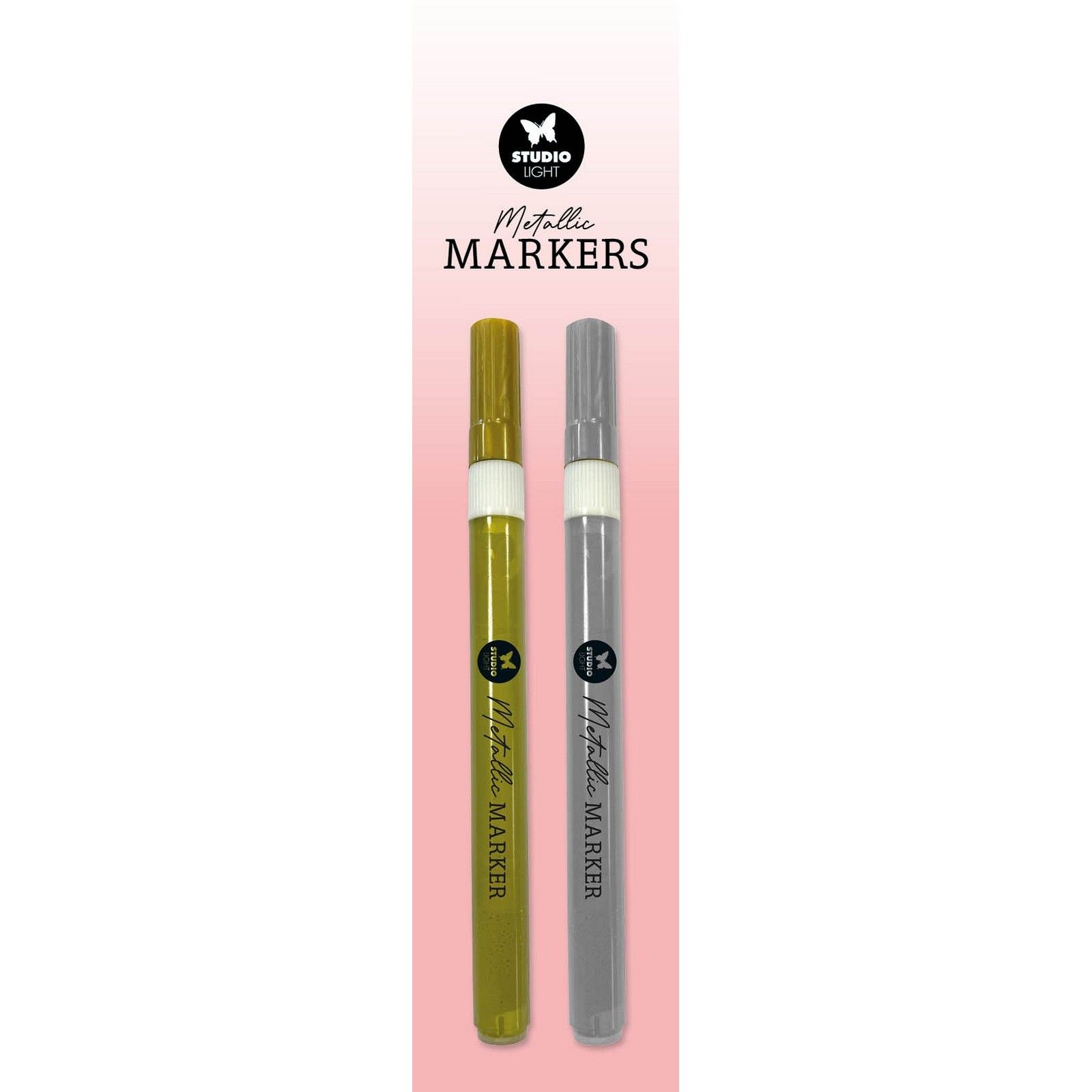 Studio Light • Essentials Tools Metallic Markers Gold and Silver