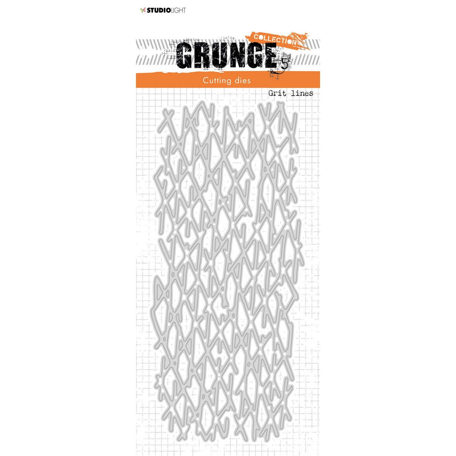 Studio Light • Grunge Collection Cutting Die Grit Lines