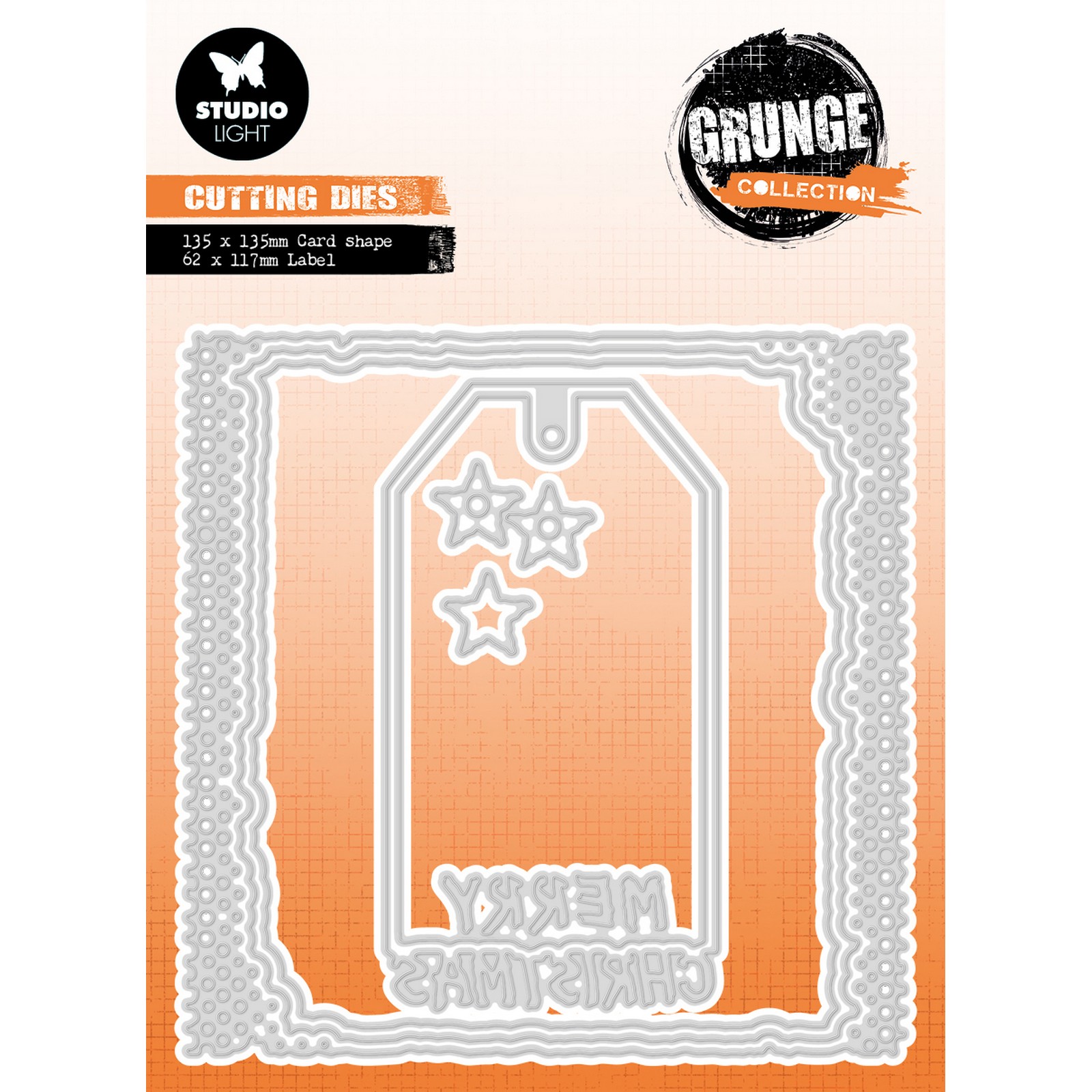 Studio Light • Grunge Collection Cutting Die Card Shape