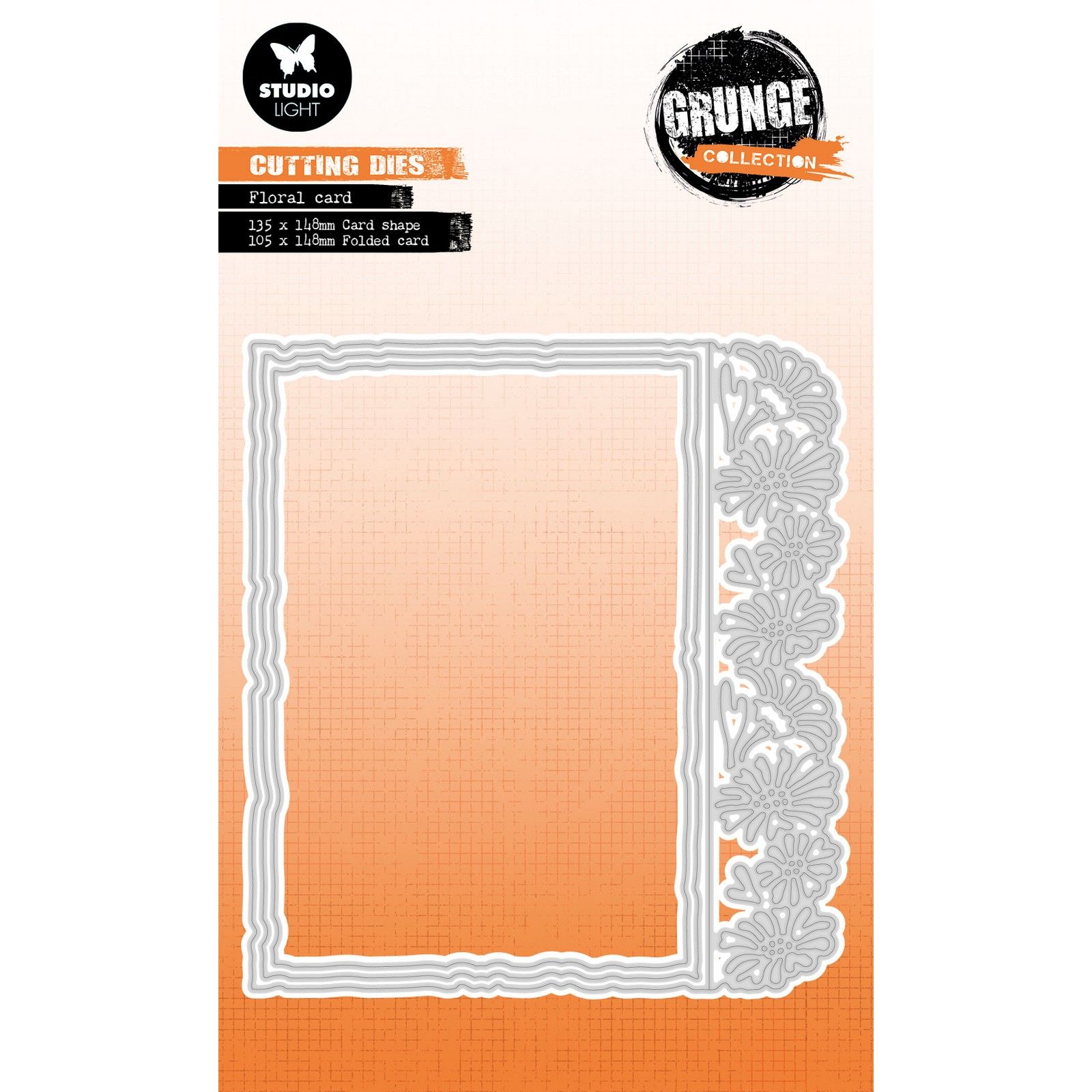 Studio Light • Grunge Collection Cutting Die Floral Card