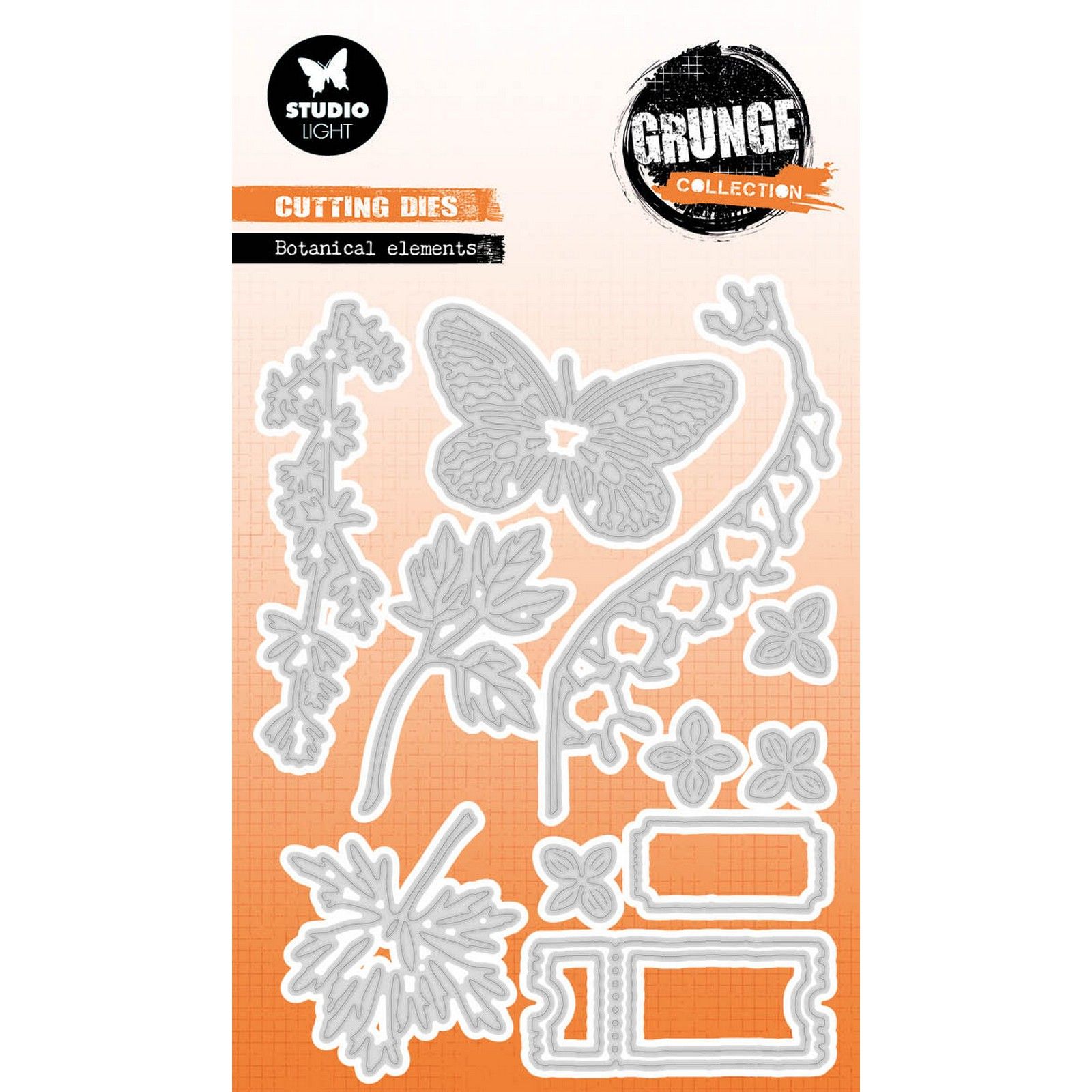 Studio Light • Grunge Collection Cutting Die Botanical Elements
