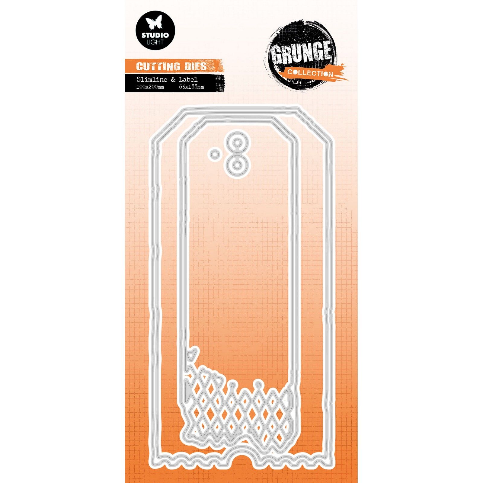 Studio Light • Grunge Collection Cutting Die Tag Shapes