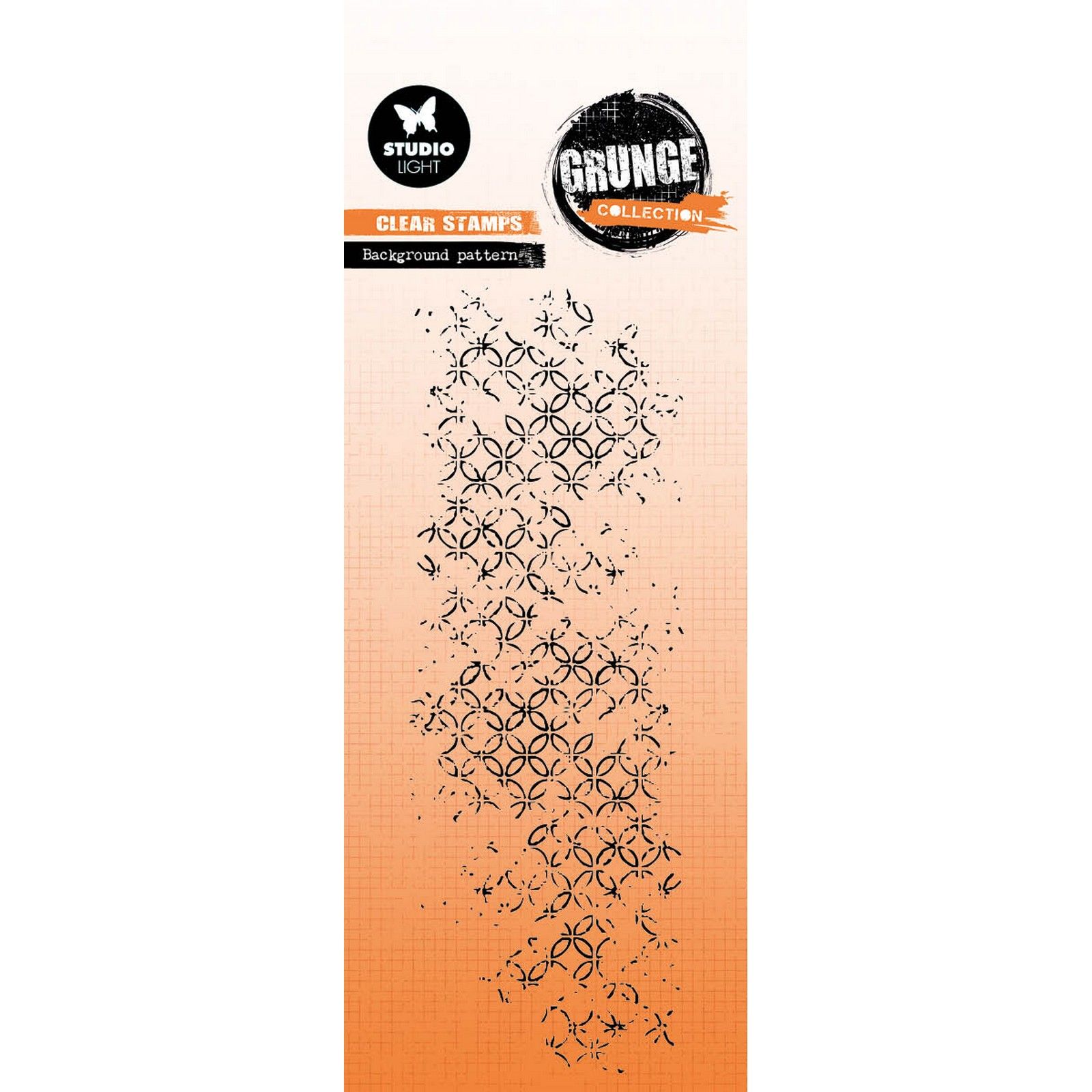 Studio Light • Grunge Collection Clear Stamp Botanical Pattern