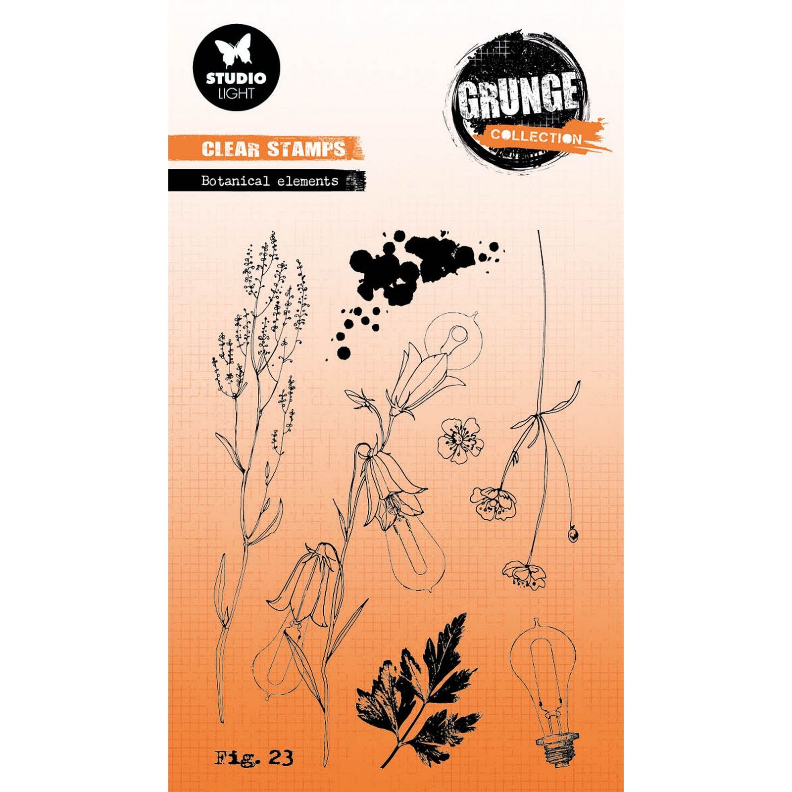 Studio Light • Grunge Collection Clear Stamp Botanical Elements