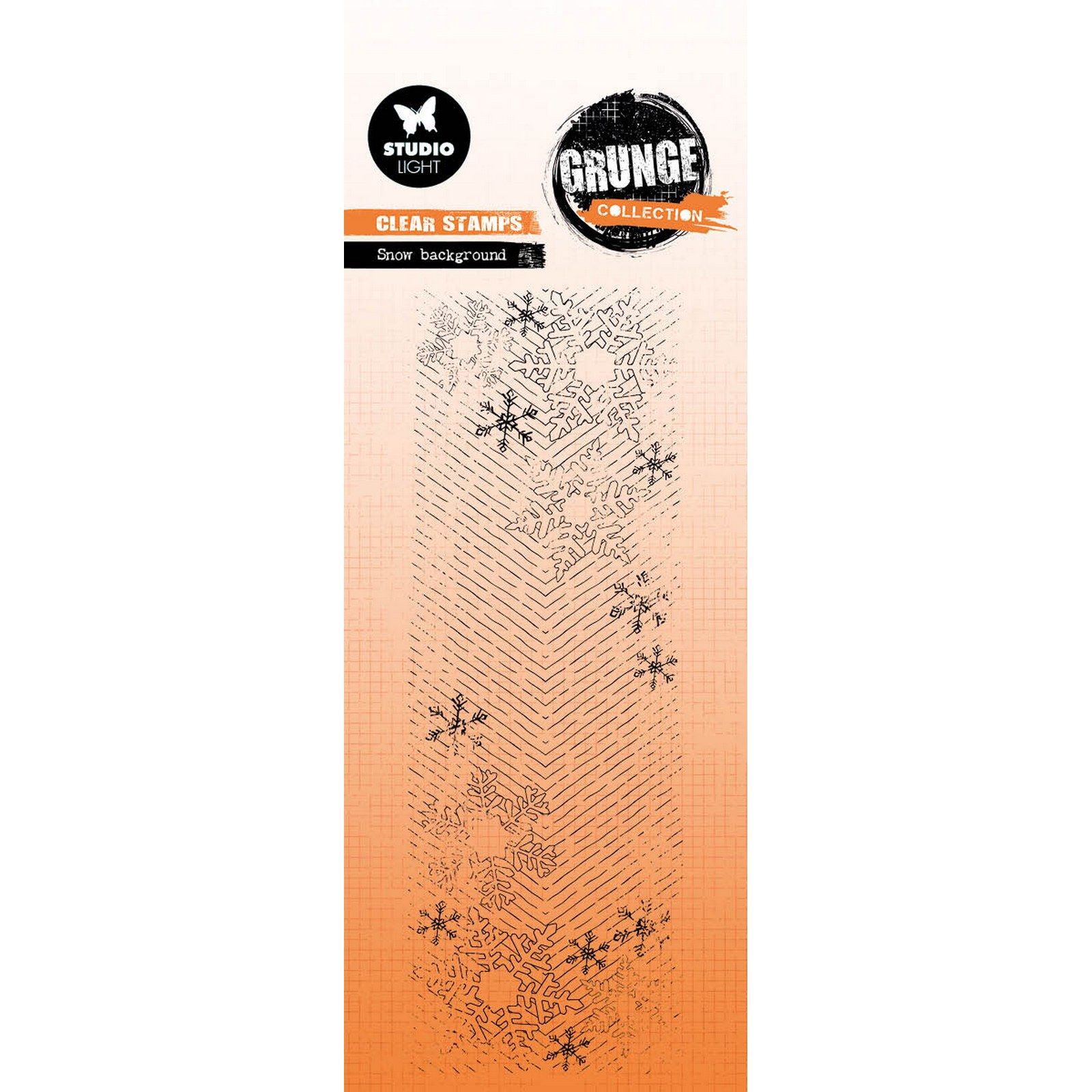 Studio Light • Grunge Collection Clear Stamp Snow Background