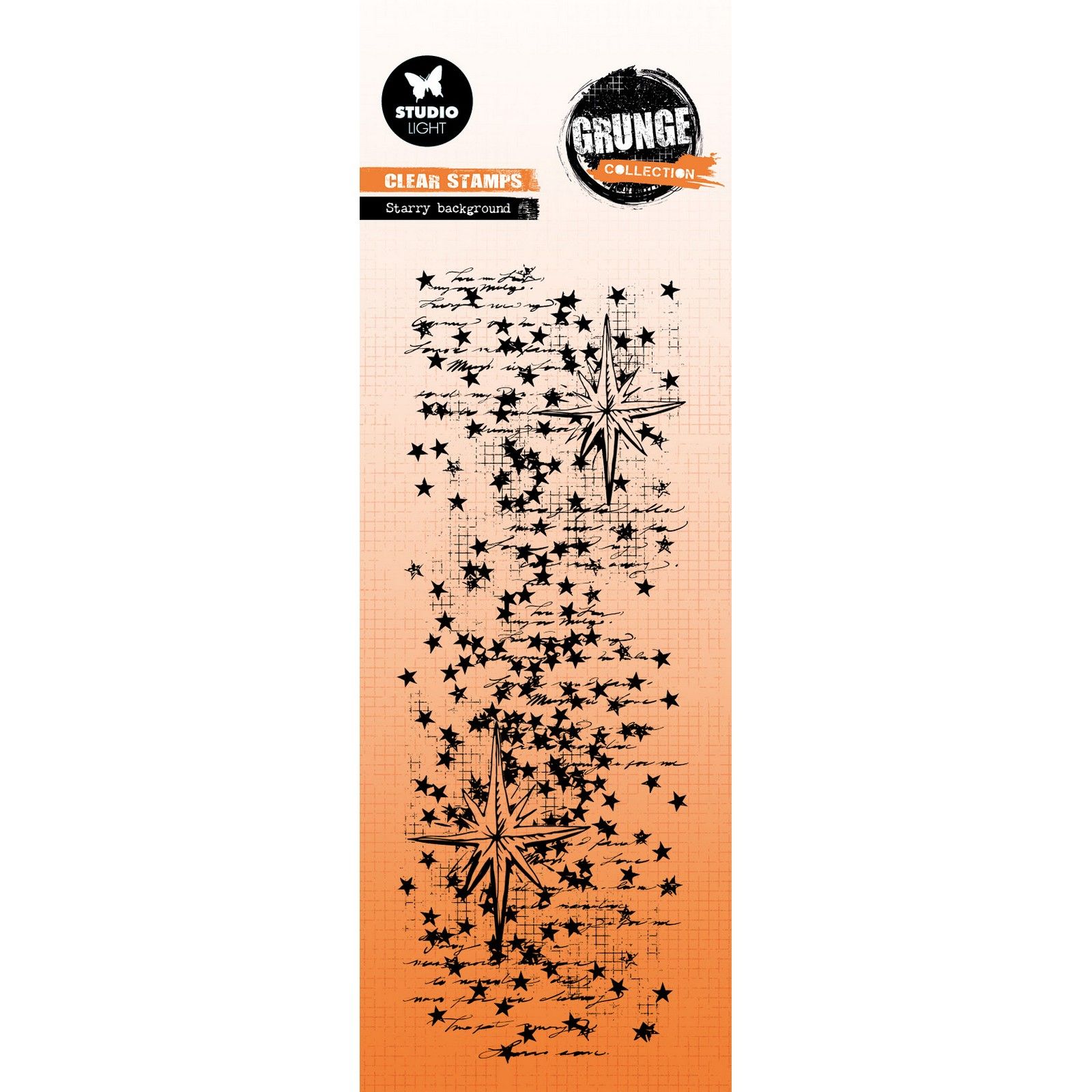 Studio Light • Grunge Collection Clear Stamp Starry Background
