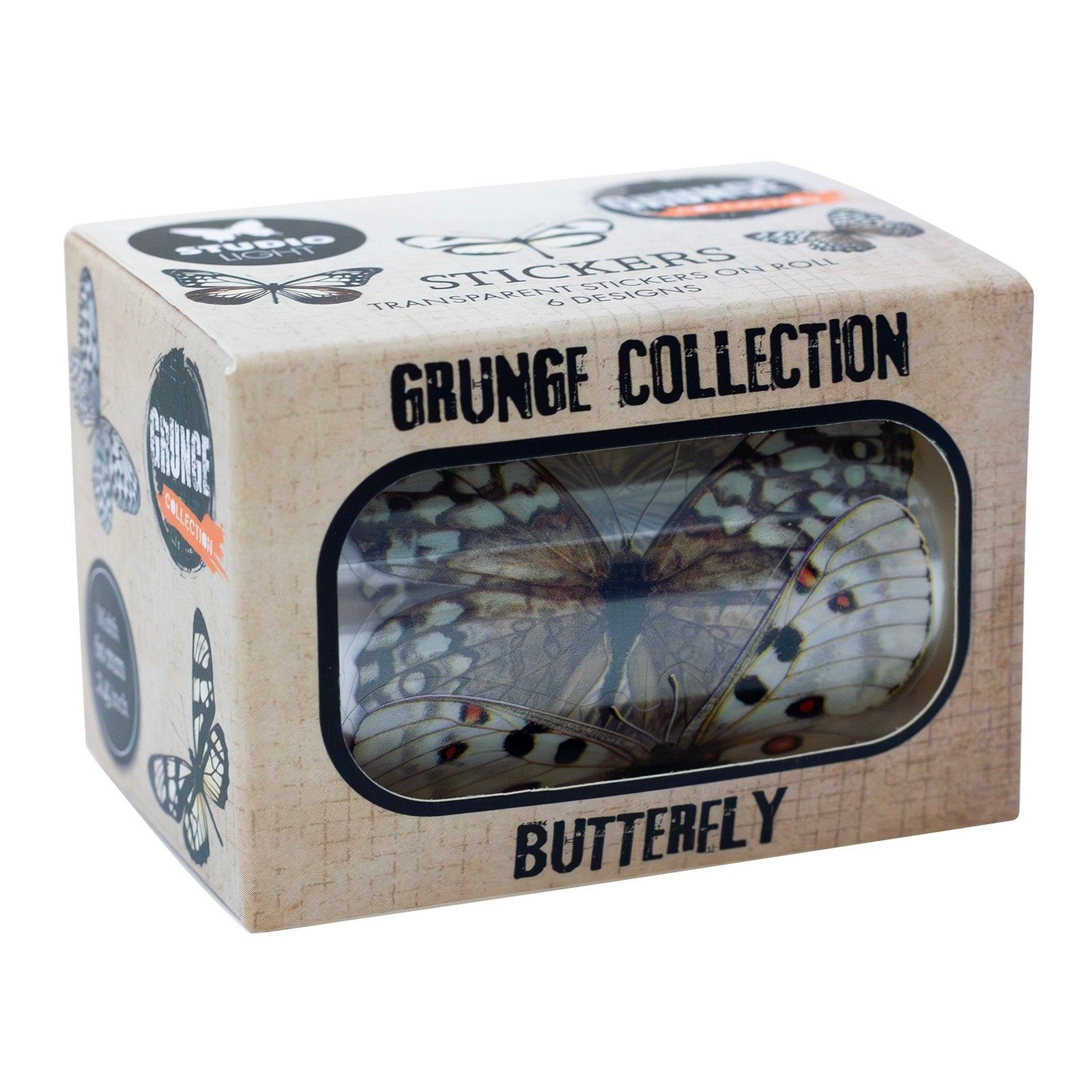 Studio Light • Grunge Collection Clear Stickers Butterfly