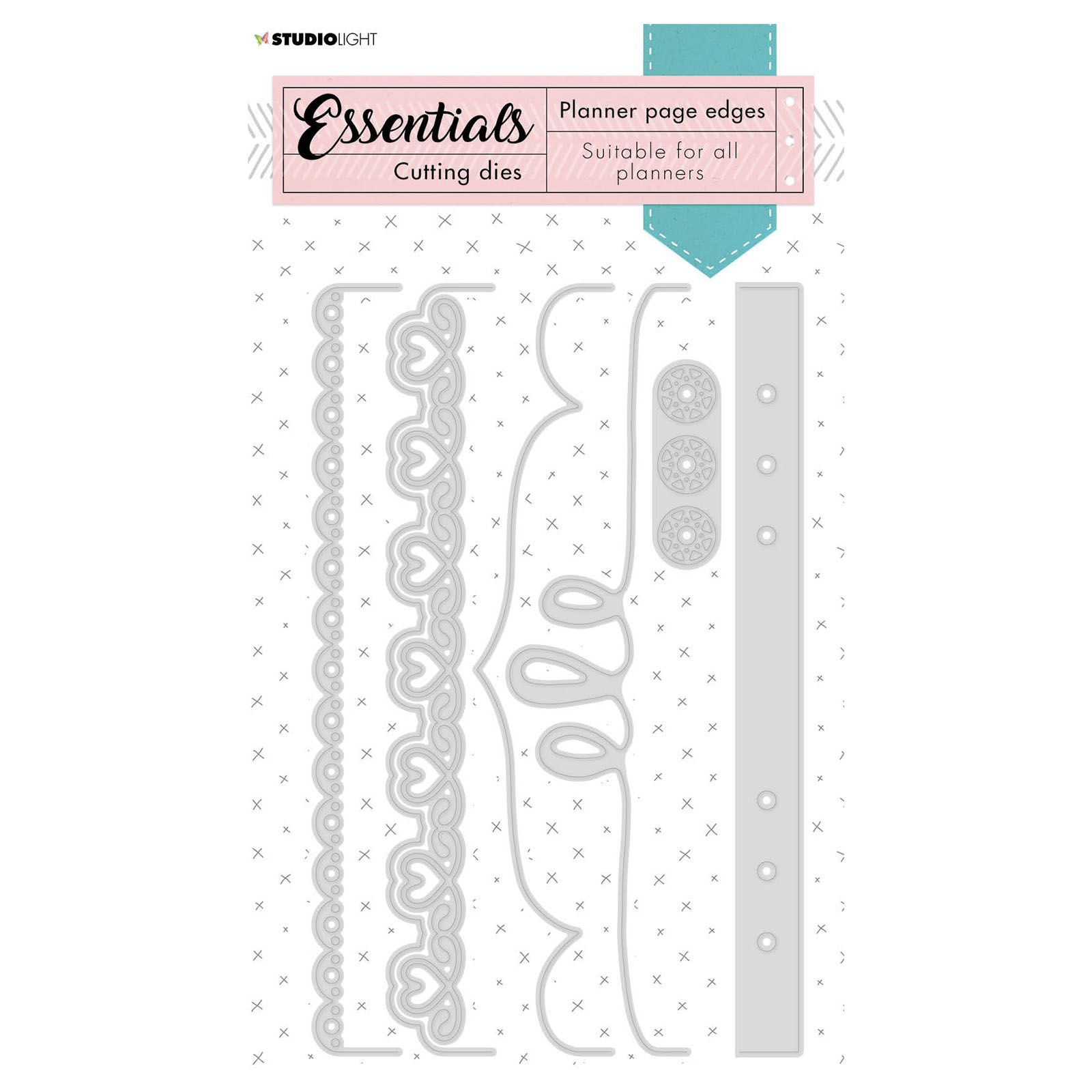 Studio Light • Essentials plantilla de corte planner Borders page Nr.06