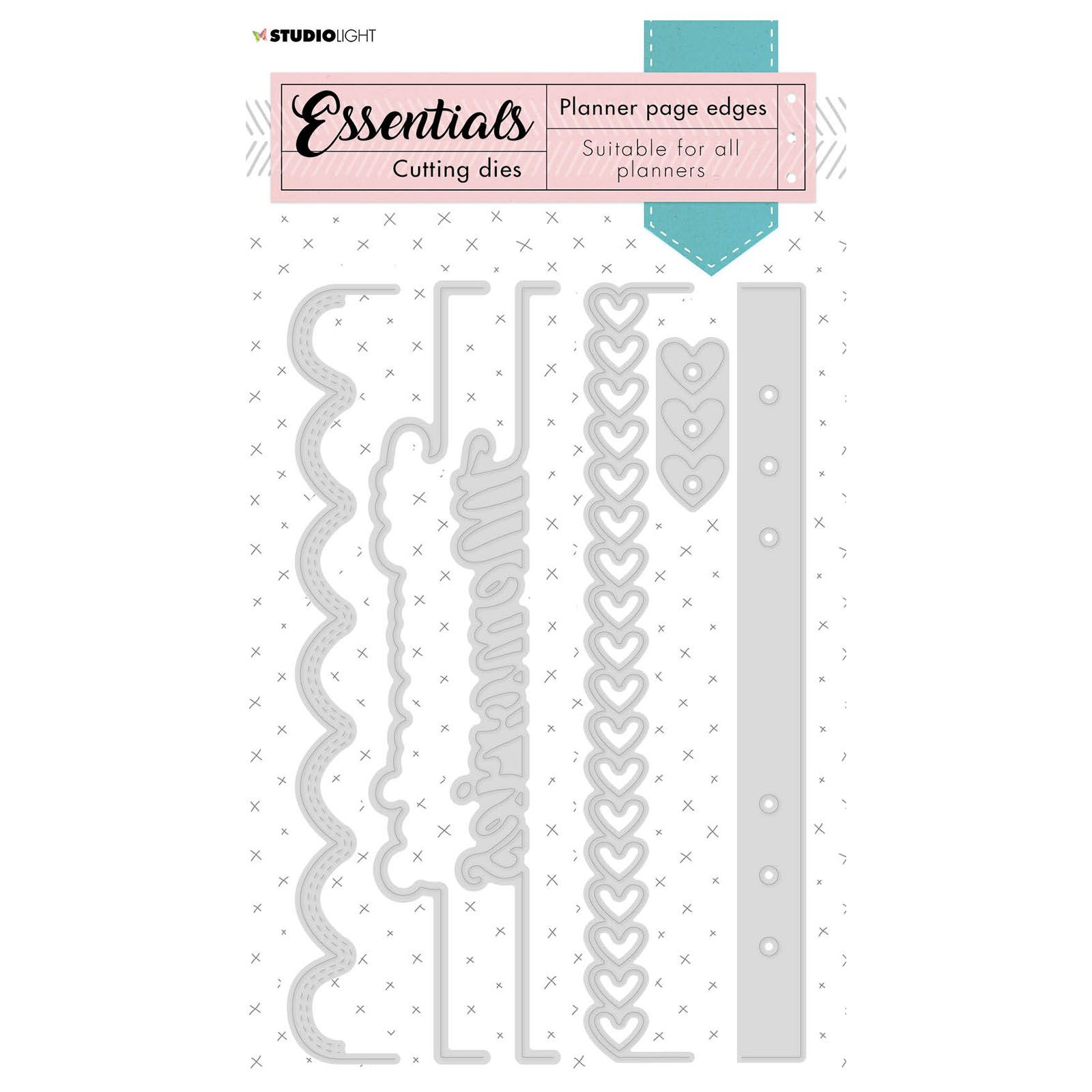 Studio Light • Essentials stanzschablone planner Borders page Nr.07