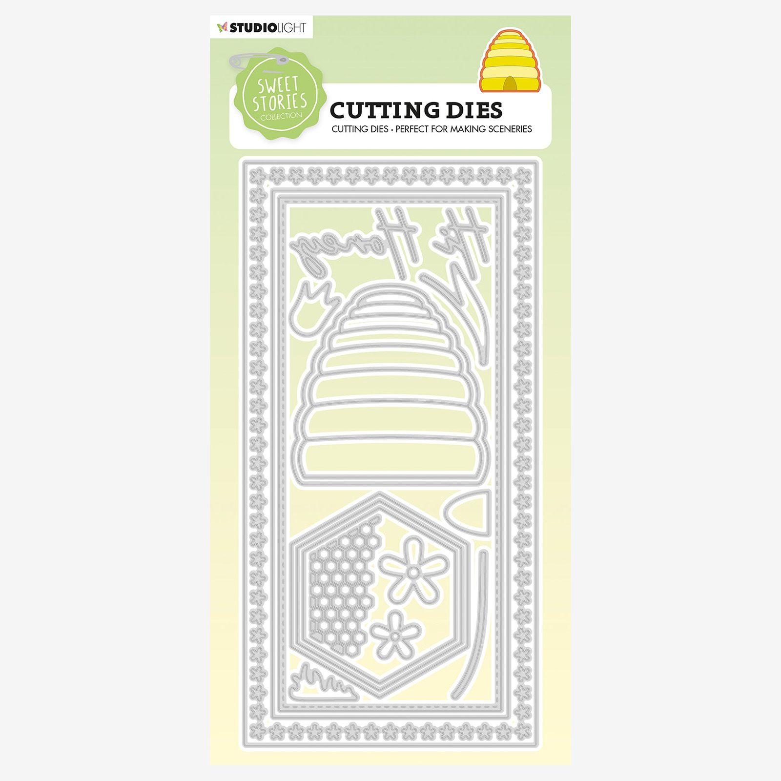 Studio Light • Sweet Stories Plantilla de Corte Slimline Beehive