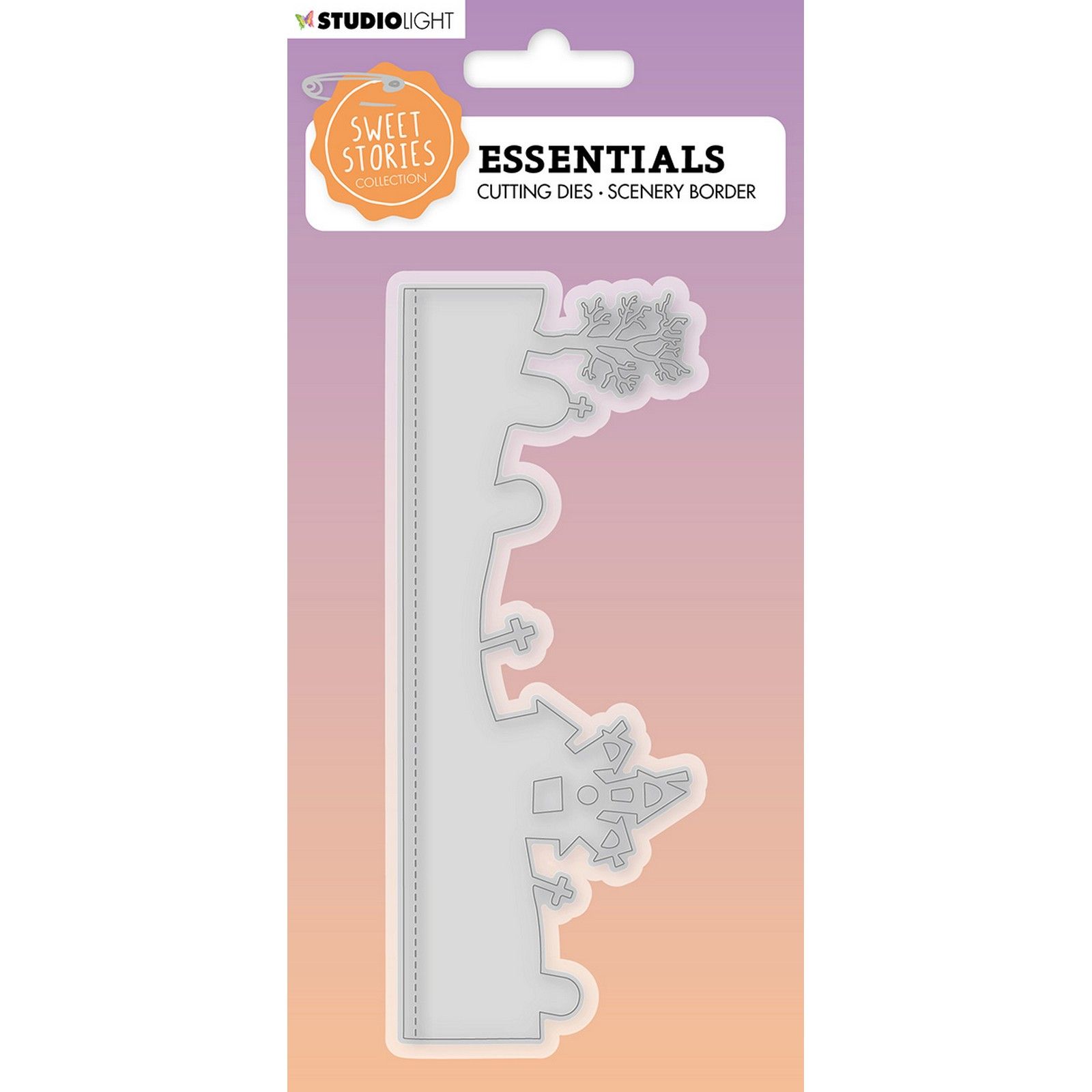Studio Light • Sweet Stories Essentials Cutting Die Border graveyard