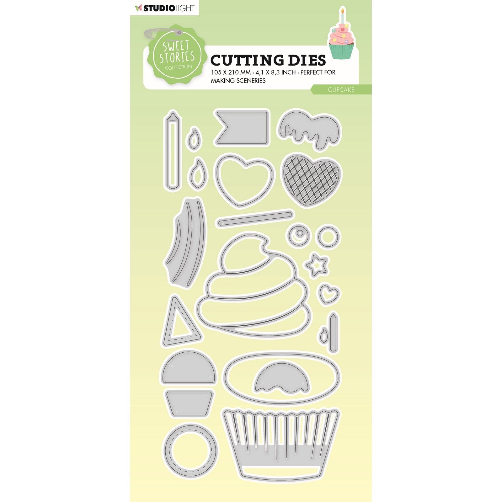 Studio Light • Sweet Stories Cutting Die Cupcake
