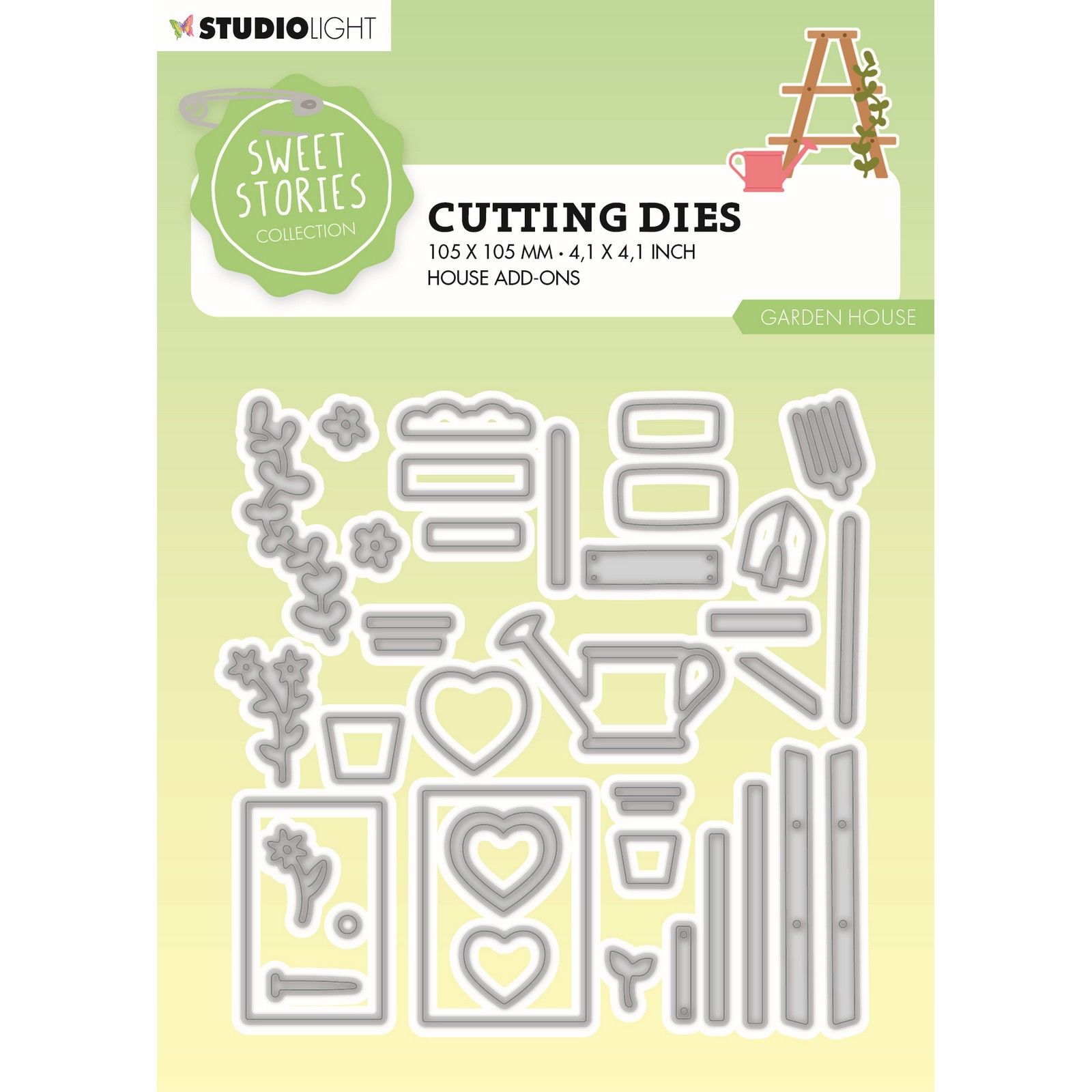 Studio Light • Sweet Stories Cutting Die Garden House Add-ons