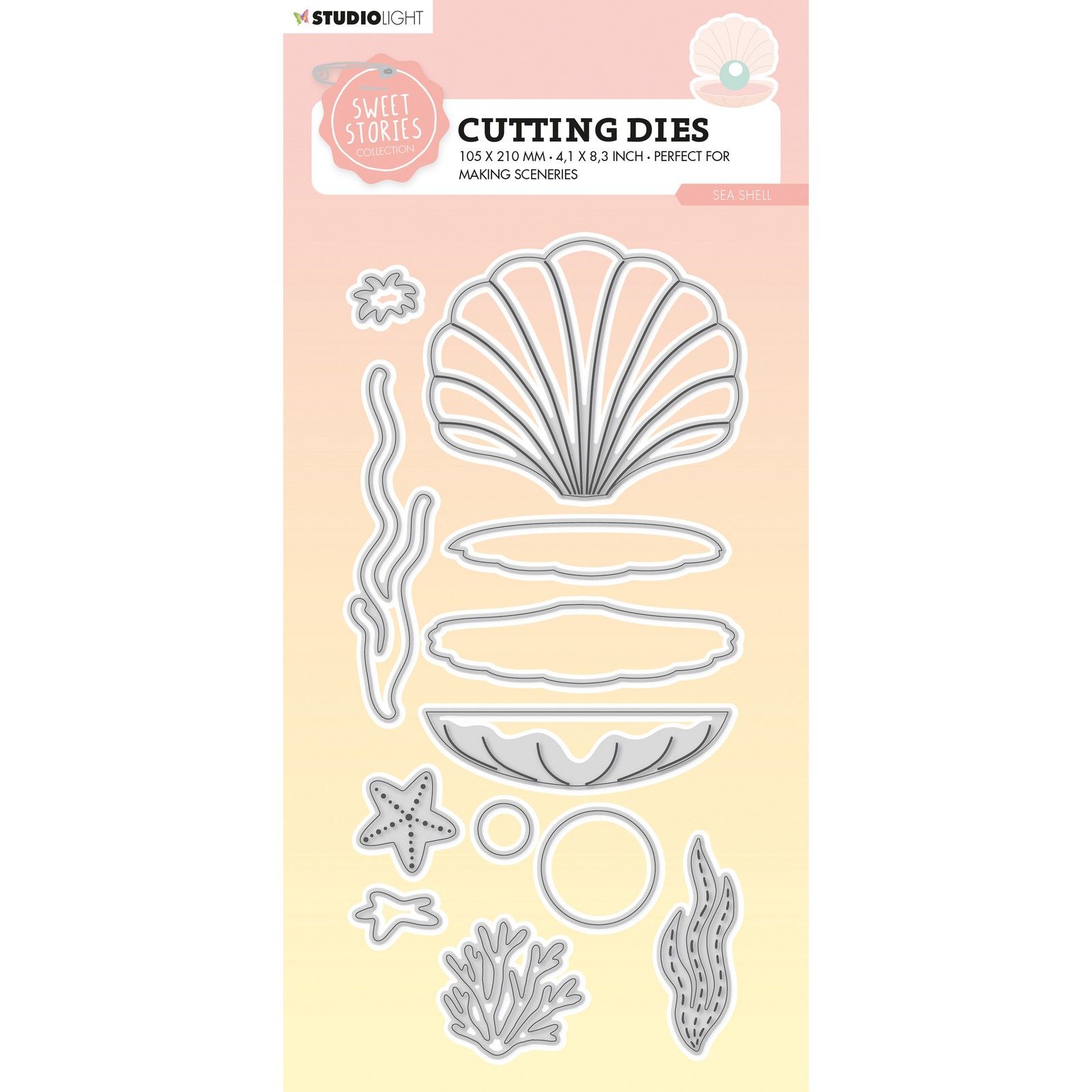 Studio Light • Sweet Stories Cutting Die Sea Shell