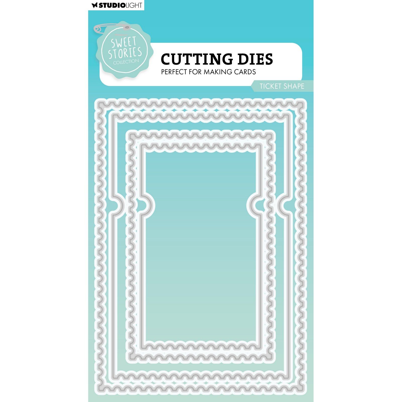 Studio Light • Cutting Die Sweet Stories Ticket Shape